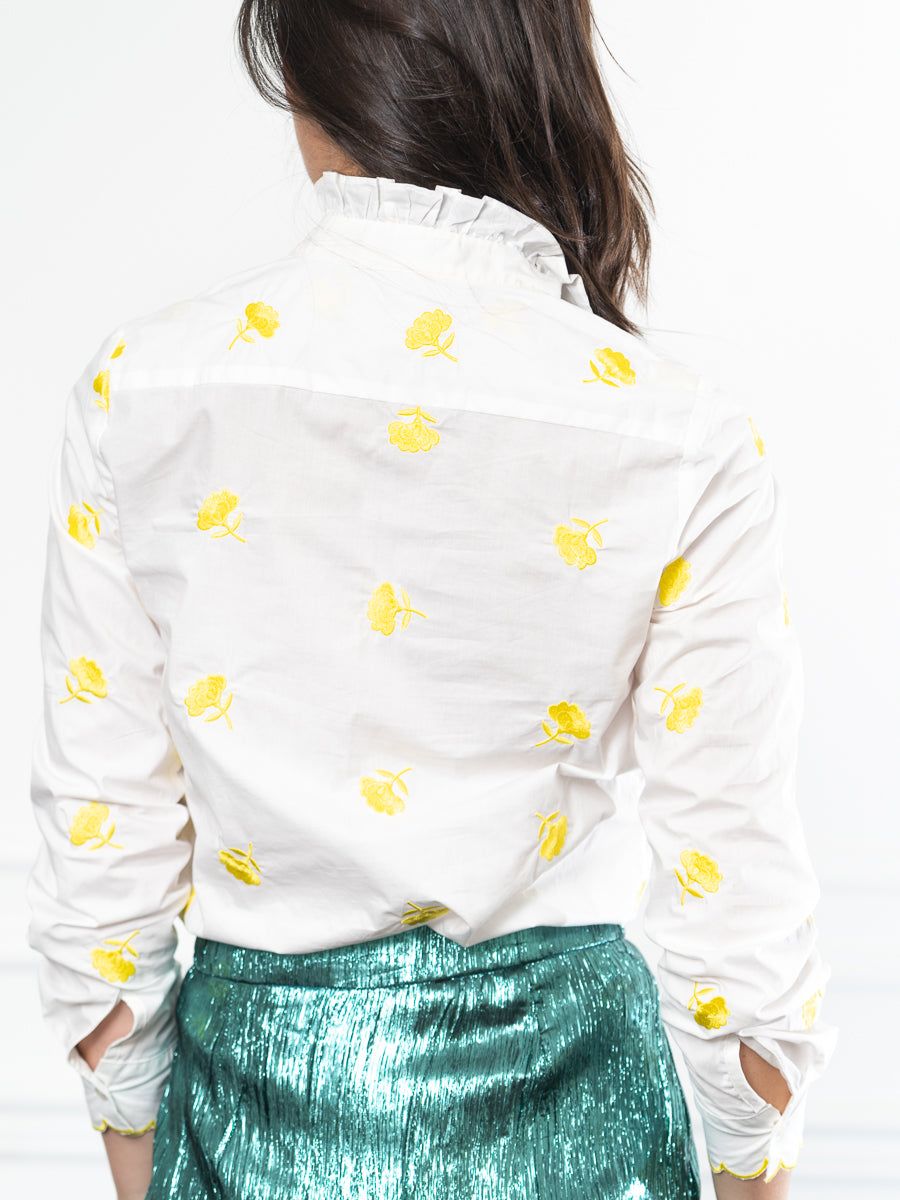 The Icon Shirt w/ Scalloped Embroidery sold by The Shirt by Rochelle Behrens product image thumbnail 4