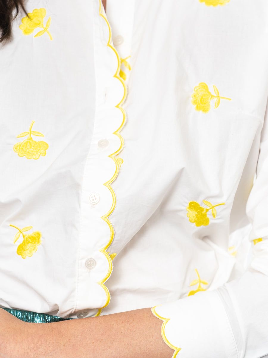 The Icon Shirt w/ Scalloped Embroidery sold by The Shirt by Rochelle Behrens product image thumbnail 2