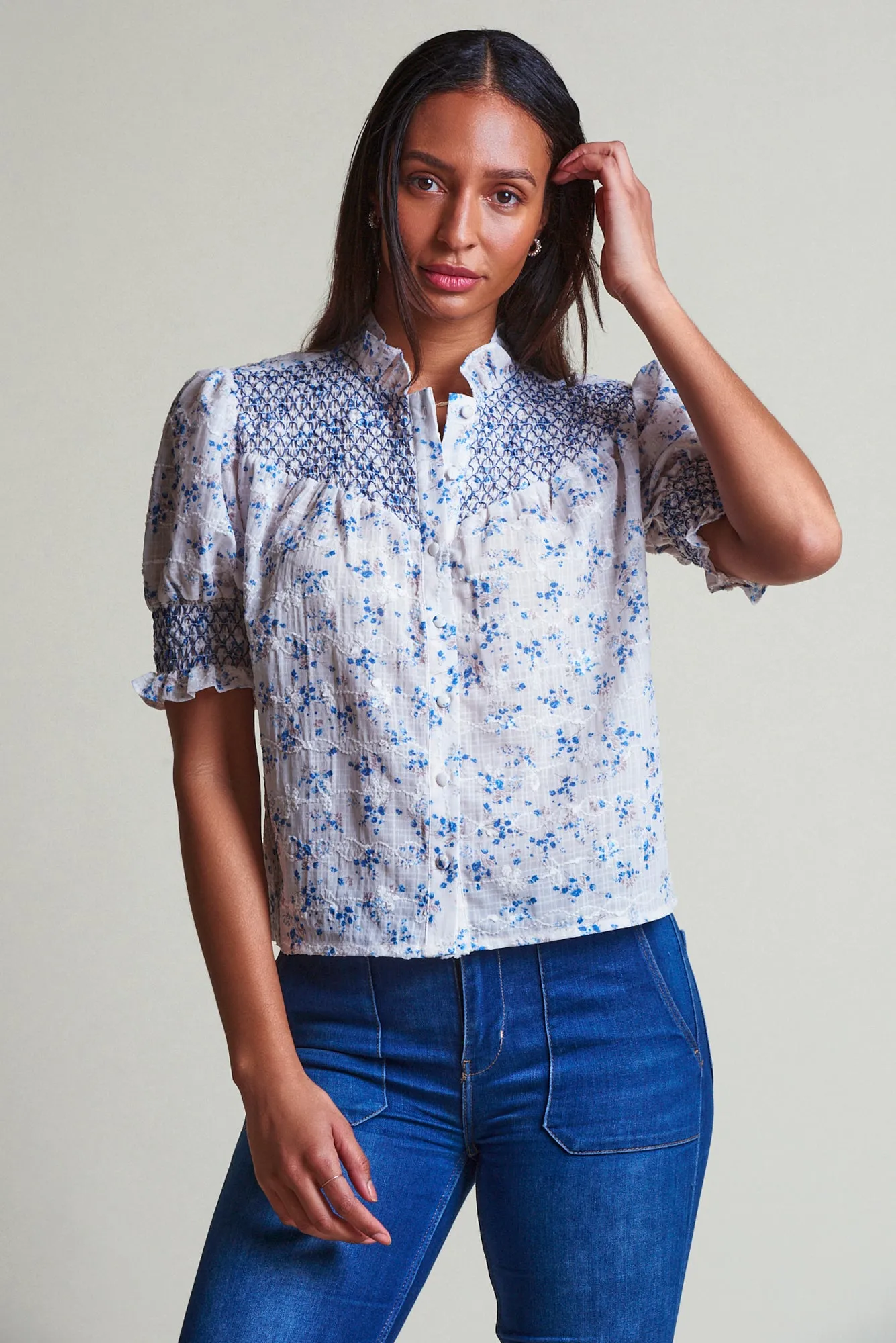 The Nicole Shirt sold by The Shirt by Rochelle Behrens