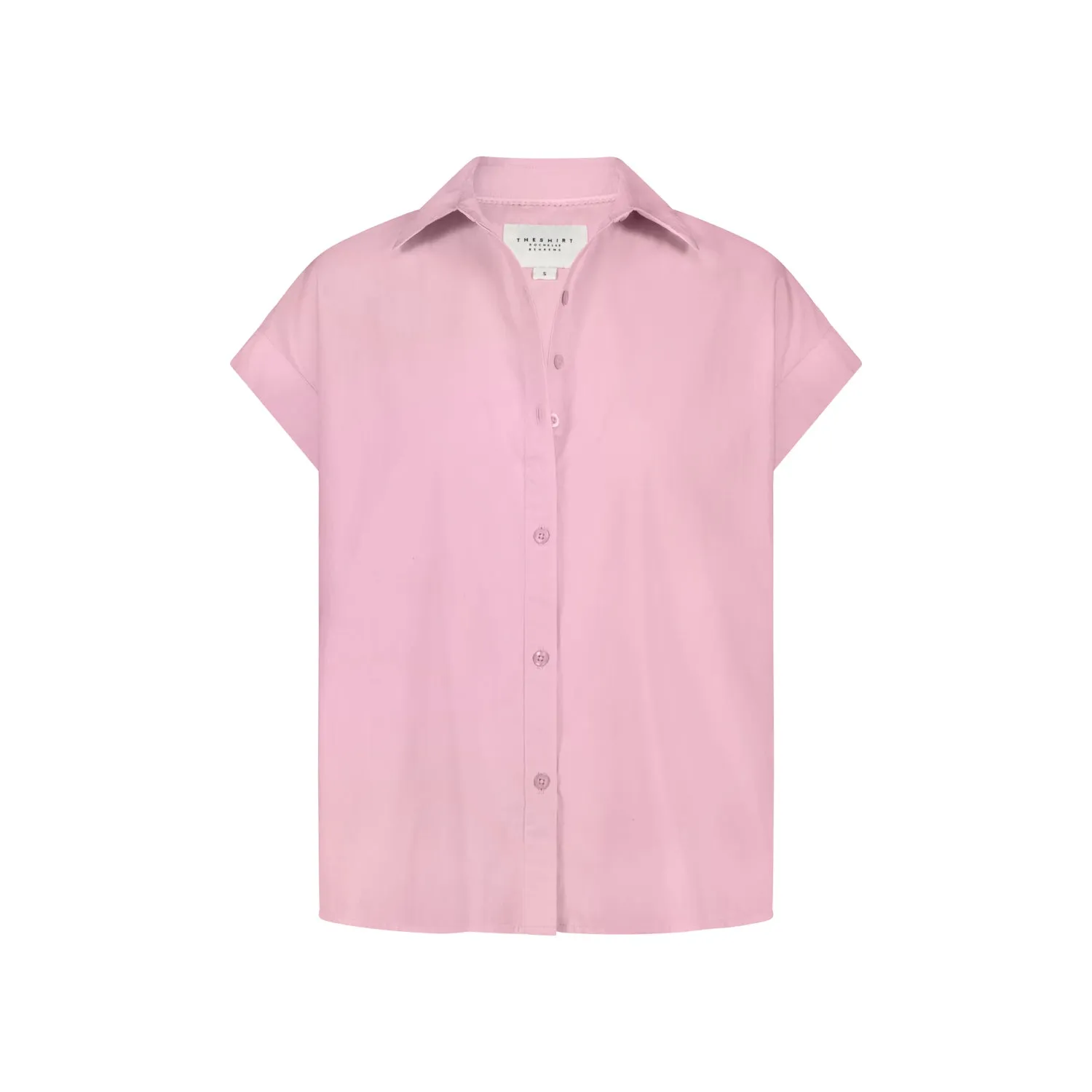 The Short Sleeve Boyfriend Shirt in Cotton sold by The Shirt by Rochelle Behrens