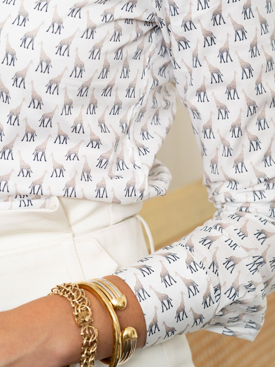 The Icon Shirt in Giraffe sold by The Shirt by Rochelle Behrens product image thumbnail 2