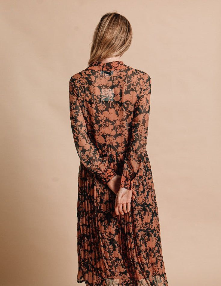 The Pleated Chiffon Dress sold by The Shirt by Rochelle Behrens product image thumbnail 4