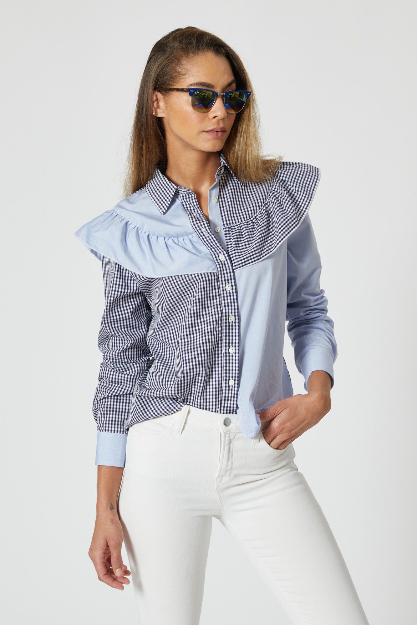 The Kenzie Shirt sold by The Shirt by Rochelle Behrens
