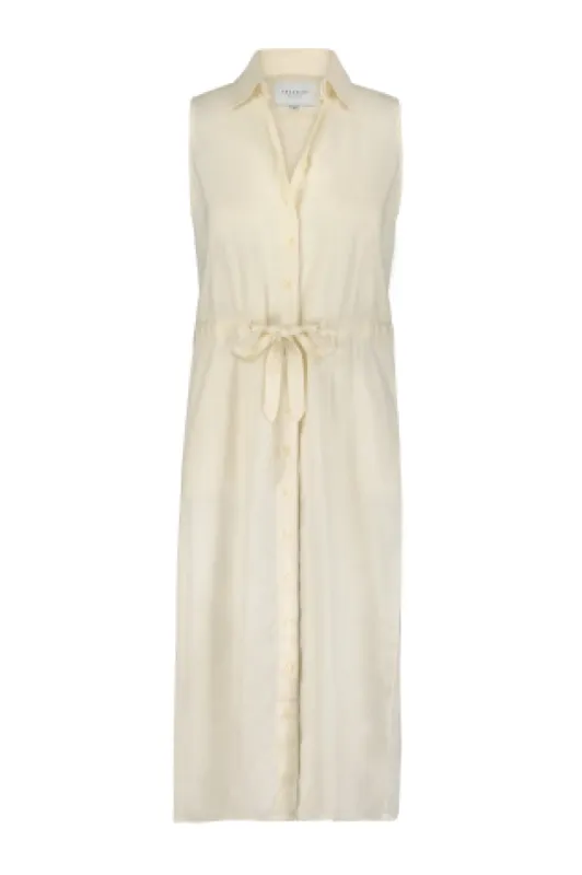 The Sleeveless Shirtdress w/ Tie Waist sold by The Shirt by Rochelle Behrens