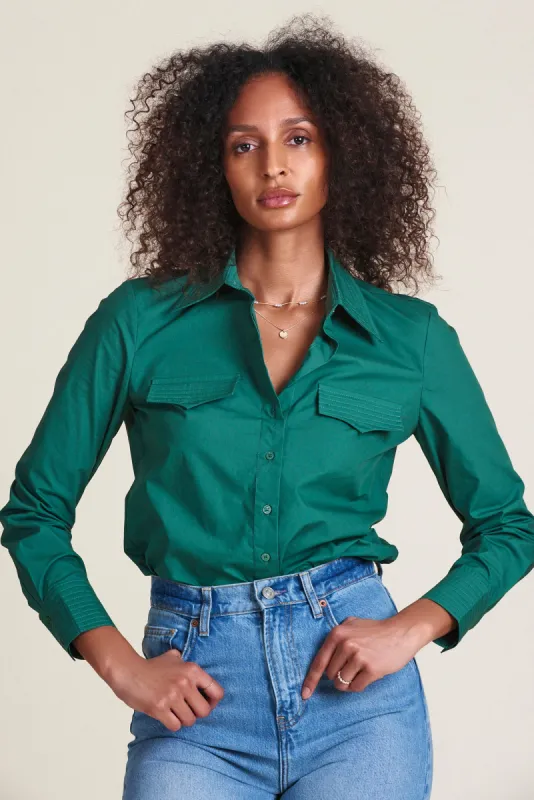 The Jade Shirt sold by The Shirt by Rochelle Behrens