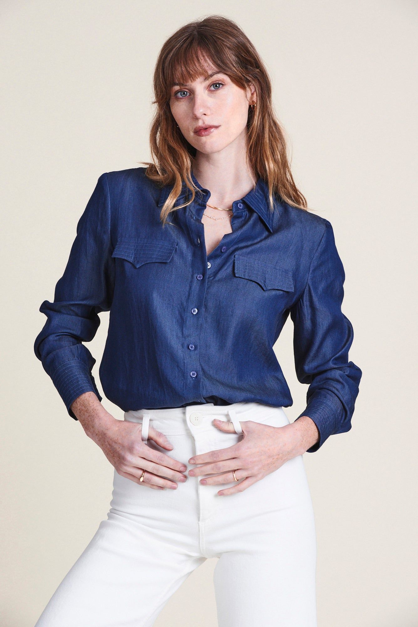 The Jade Shirt sold by The Shirt by Rochelle Behrens