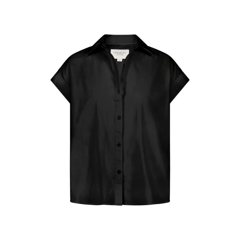The Short Sleeve Boyfriend Shirt in Cotton sold by The Shirt by Rochelle Behrens