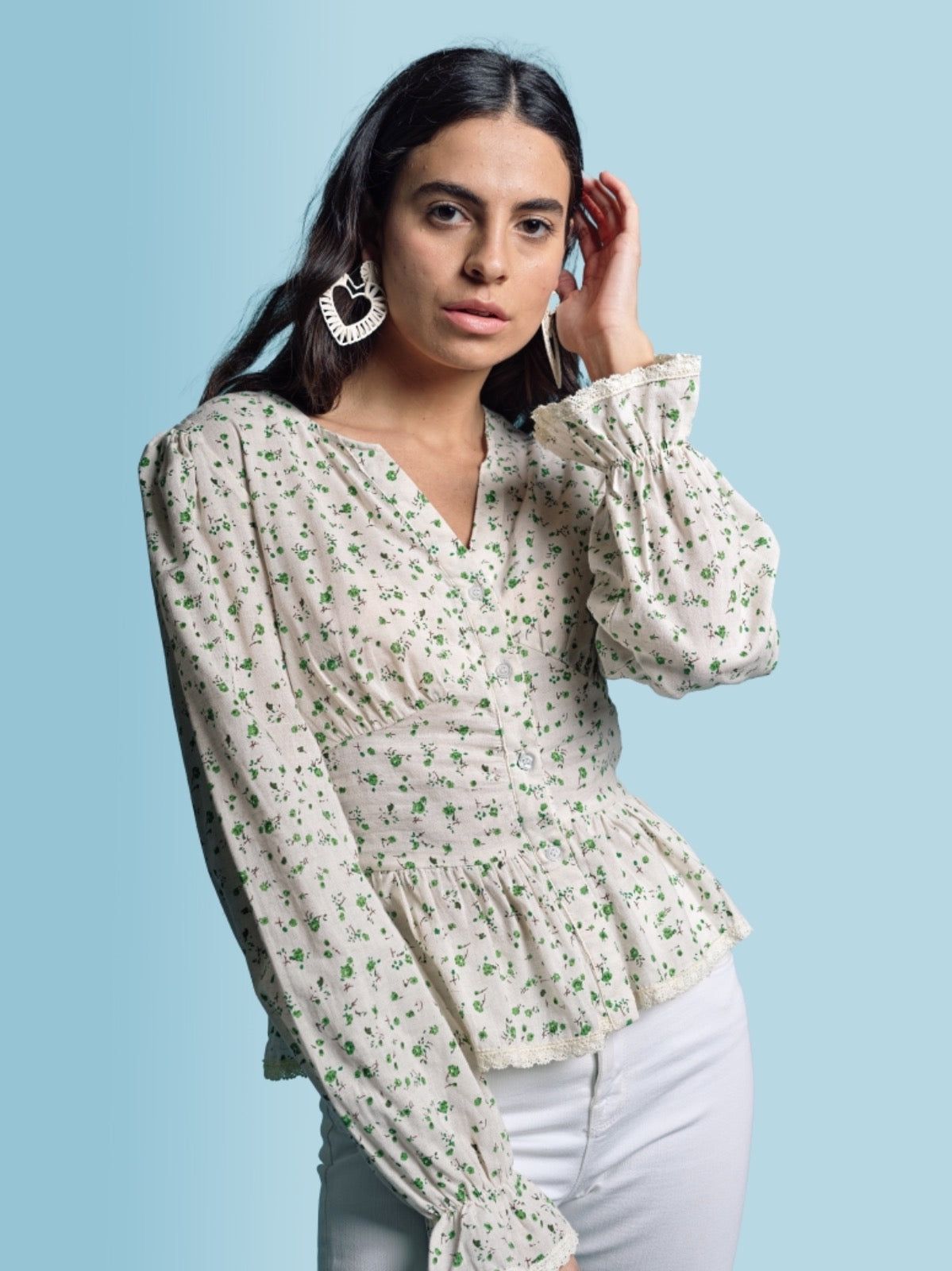 The Caro Shirt sold by The Shirt by Rochelle Behrens