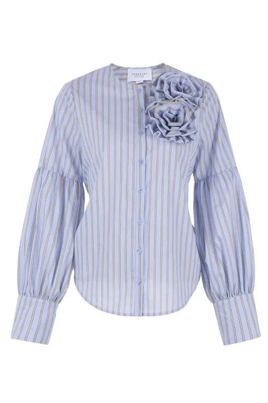 The Louisa Shirt sold by The Shirt by Rochelle Behrens