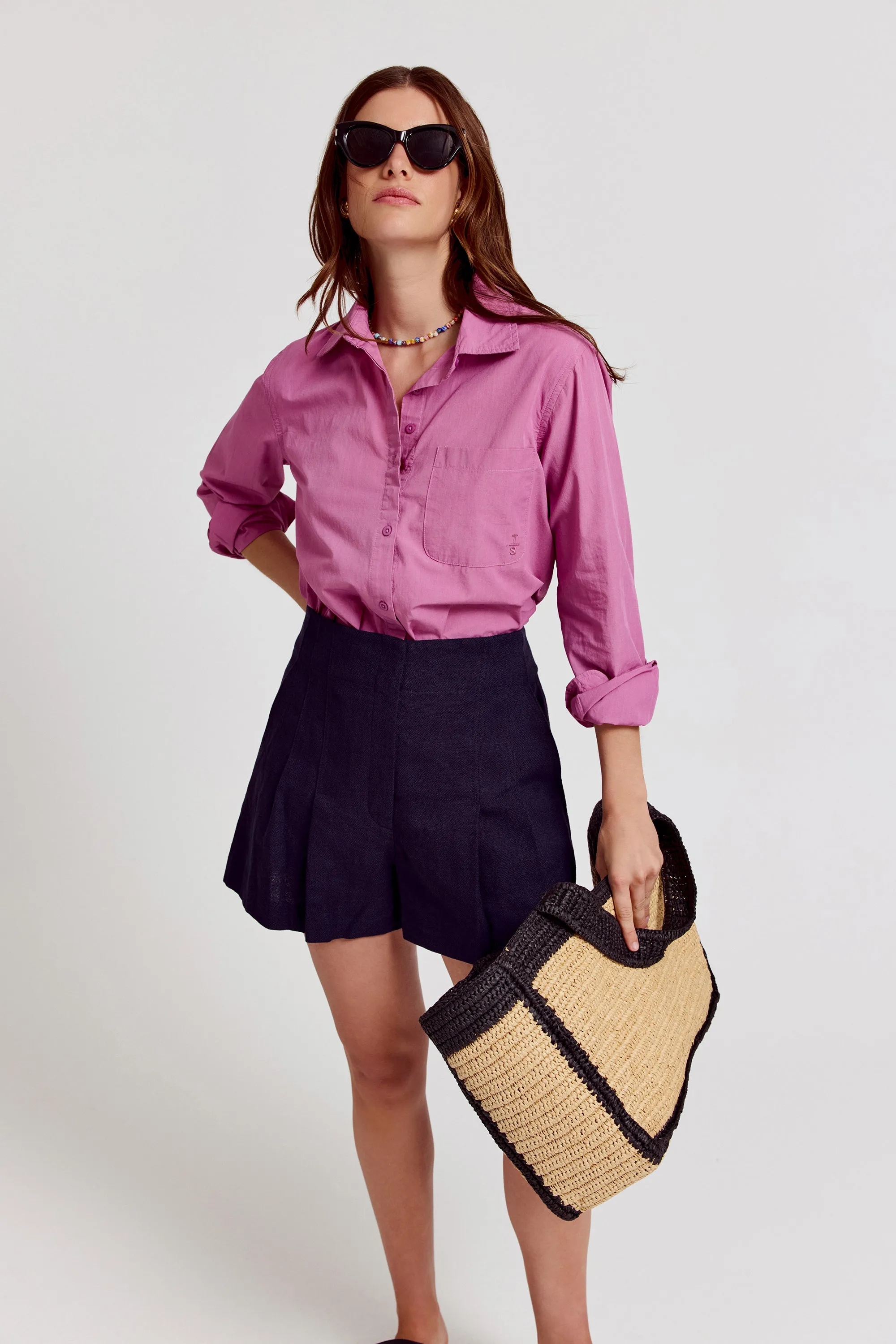 The Super Relaxed Boyfriend in Cotton sold by The Shirt by Rochelle Behrens product image thumbnail 3