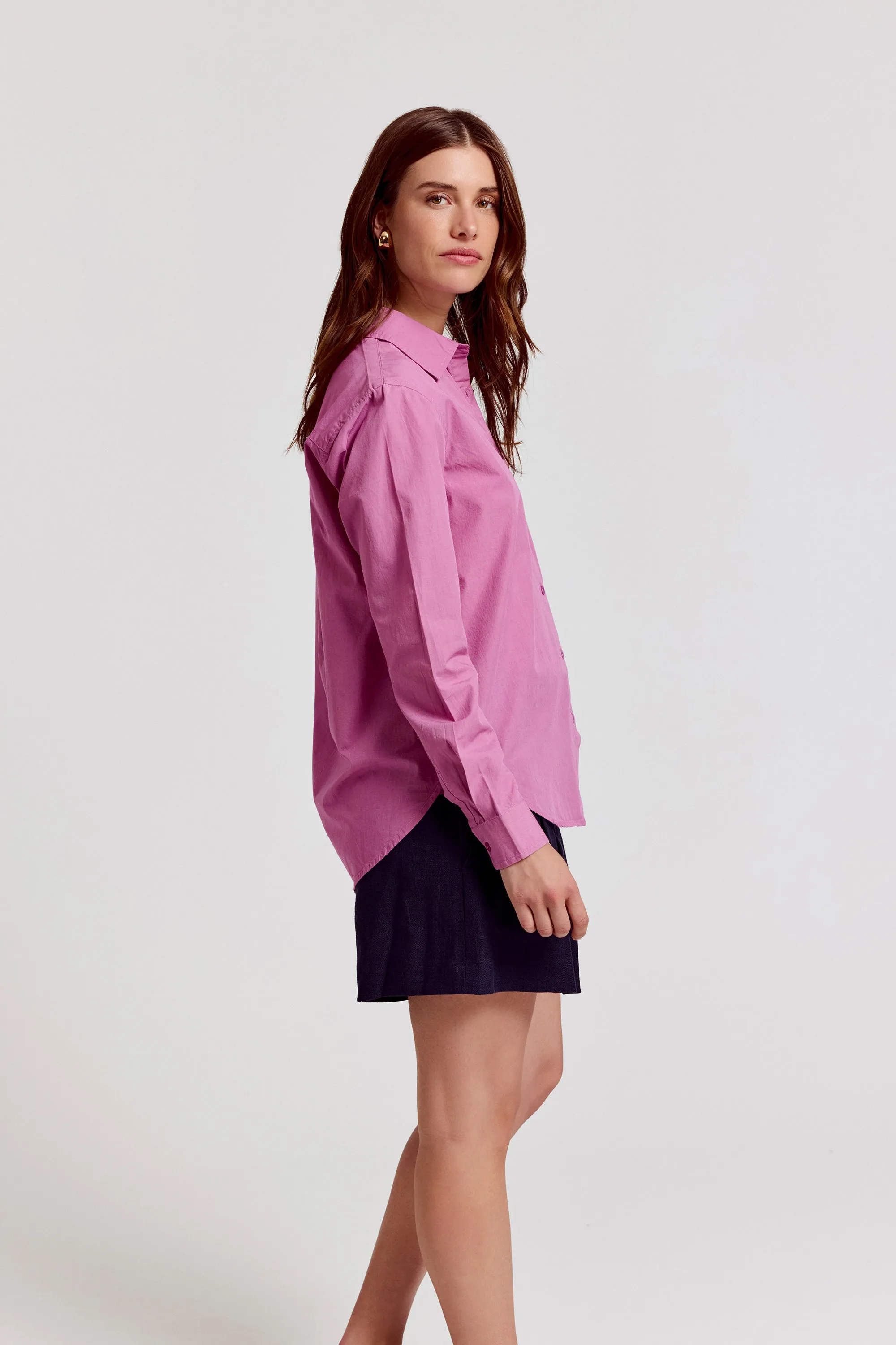 The Super Relaxed Boyfriend in Cotton sold by The Shirt by Rochelle Behrens product image thumbnail 4