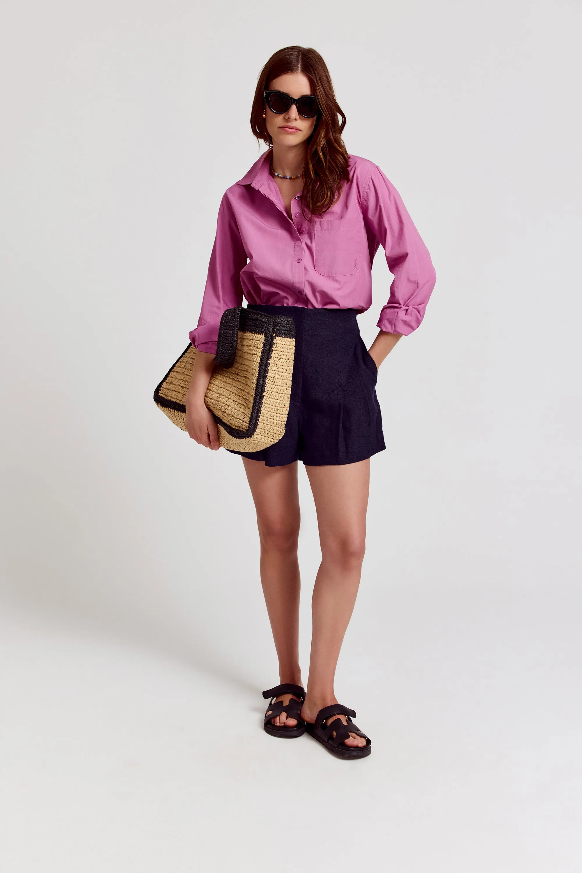 The Super Relaxed Boyfriend in Cotton sold by The Shirt by Rochelle Behrens product image thumbnail 2