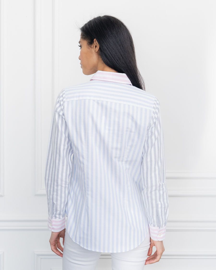 The Signature Shirt in Multi Stripe sold by The Shirt by Rochelle Behrens product image thumbnail 3