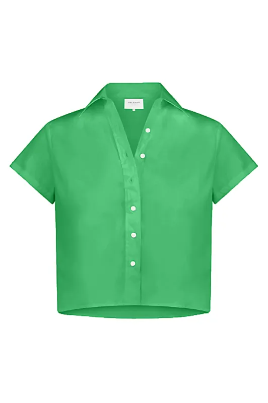 The Boxy Short Sleeve Cropped Shirt sold by The Shirt by Rochelle Behrens