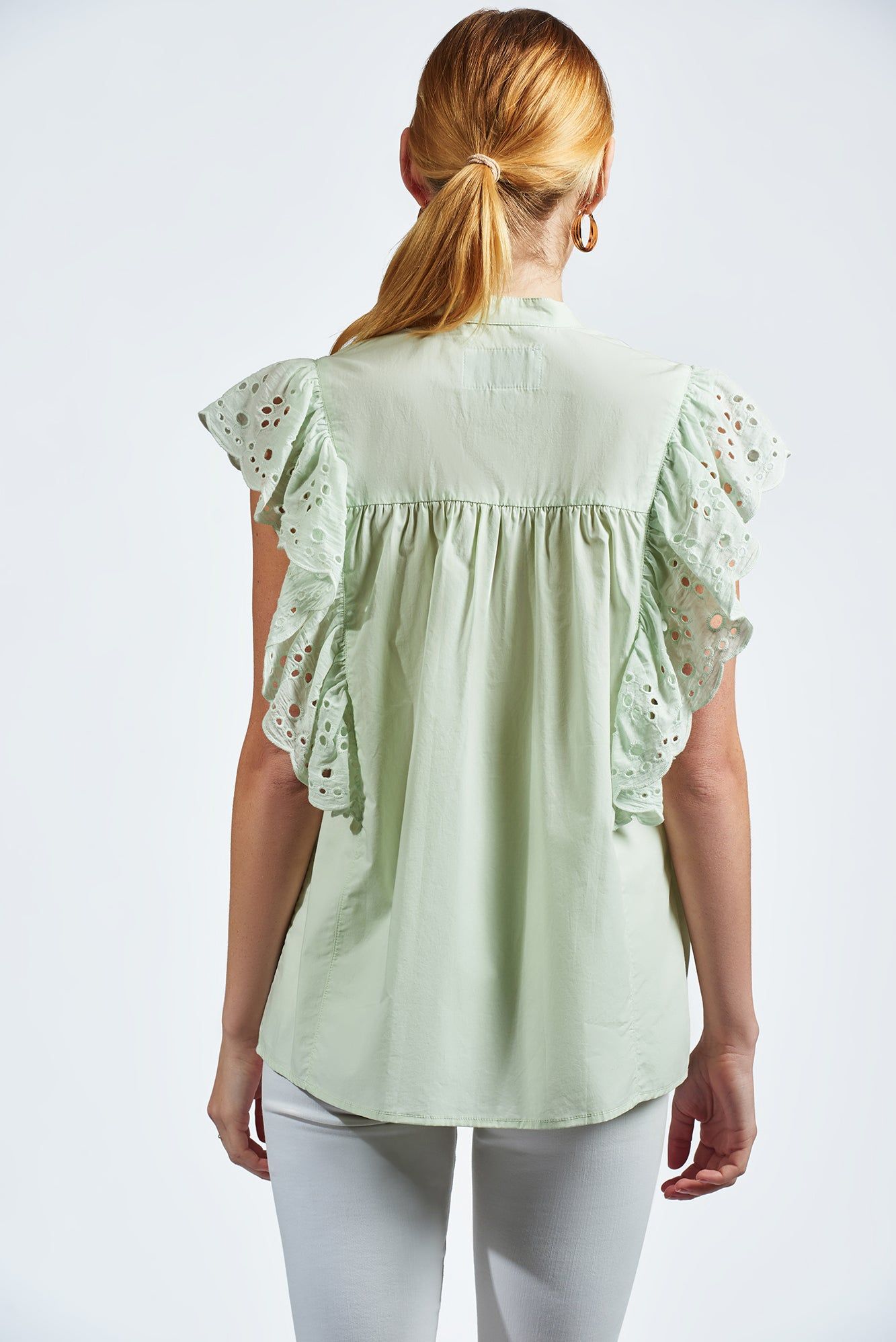 The Sleeveless Scarlett Shirt sold by The Shirt by Rochelle Behrens product image thumbnail 4