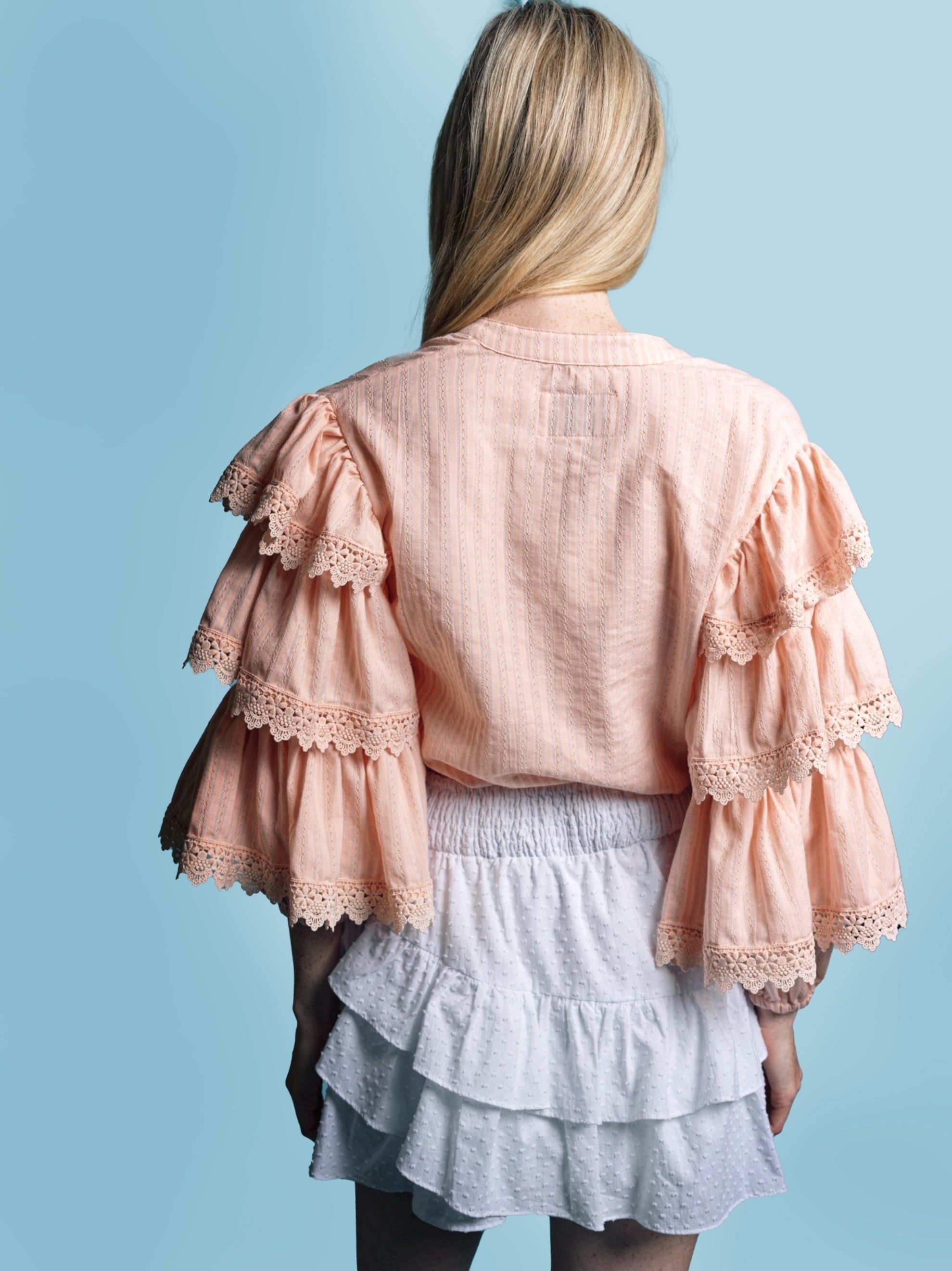 The Tiered Sleeve Shirt sold by The Shirt by Rochelle Behrens product image thumbnail 4