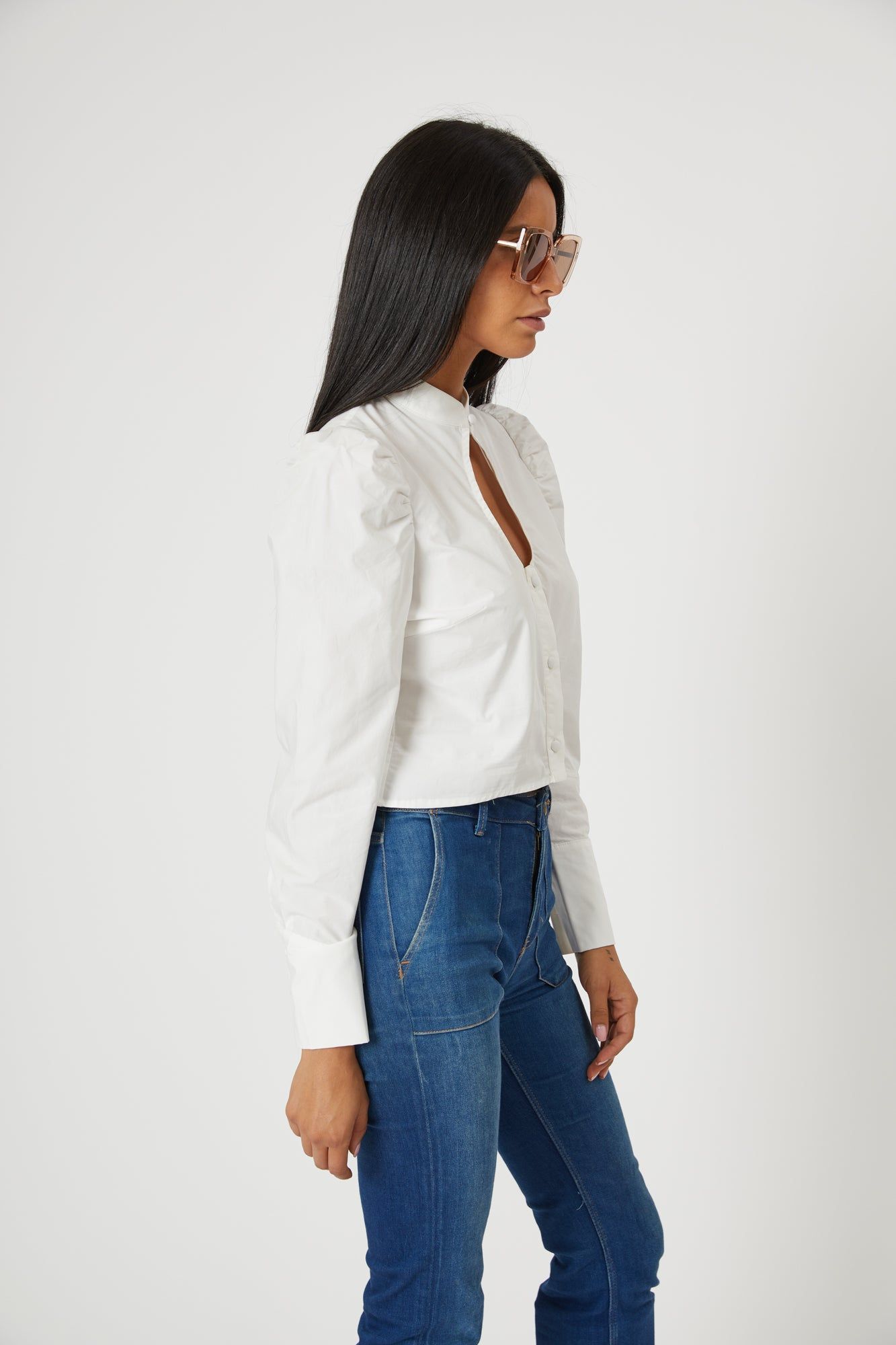 The Giovanna Shirt sold by The Shirt by Rochelle Behrens product image thumbnail 3