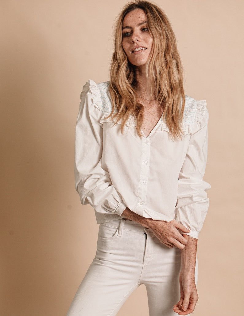 The Victoria Shirt sold by The Shirt by Rochelle Behrens