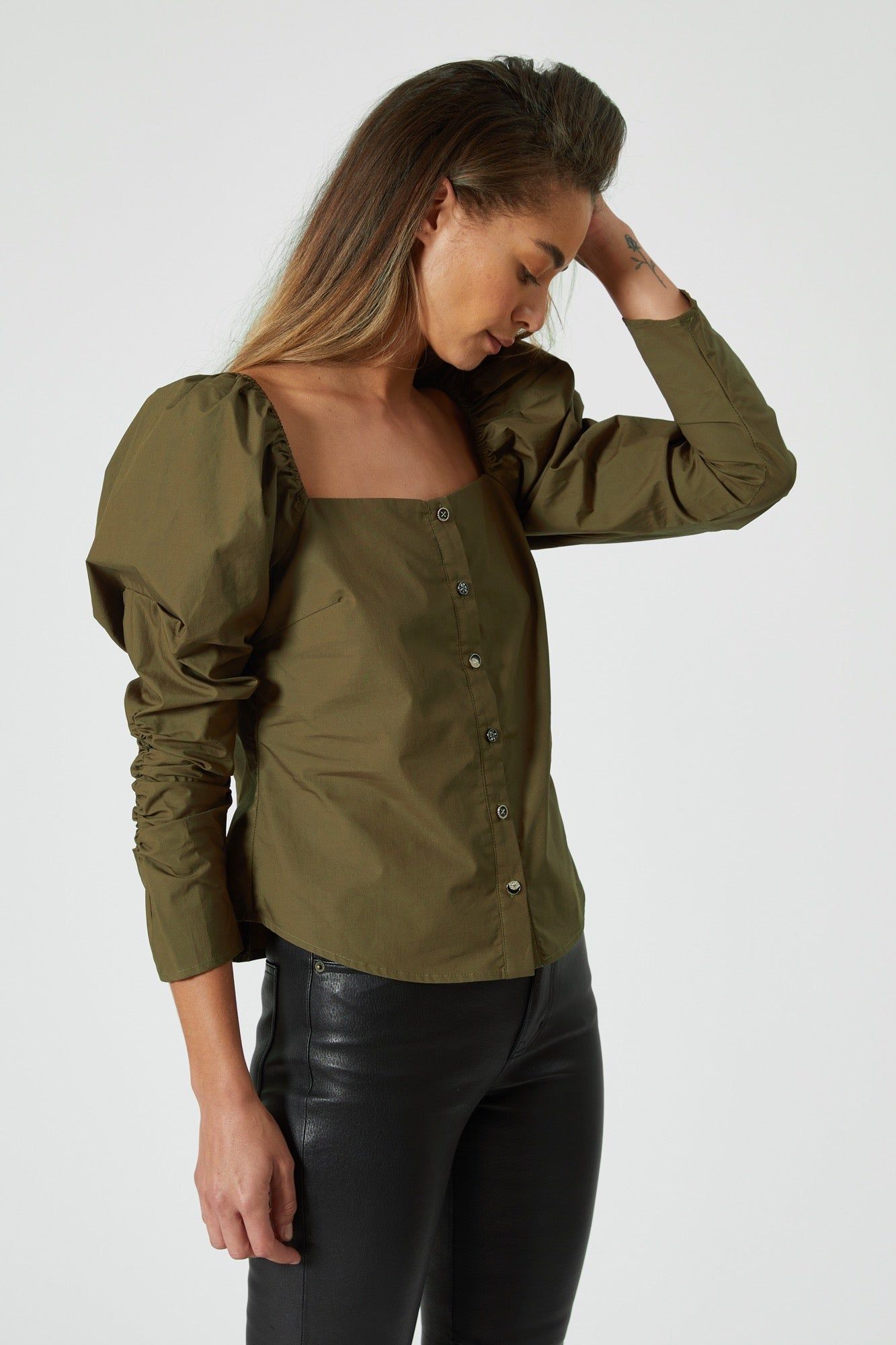 The Long Sleeve Editor Shirt sold by The Shirt by Rochelle Behrens product image thumbnail 2