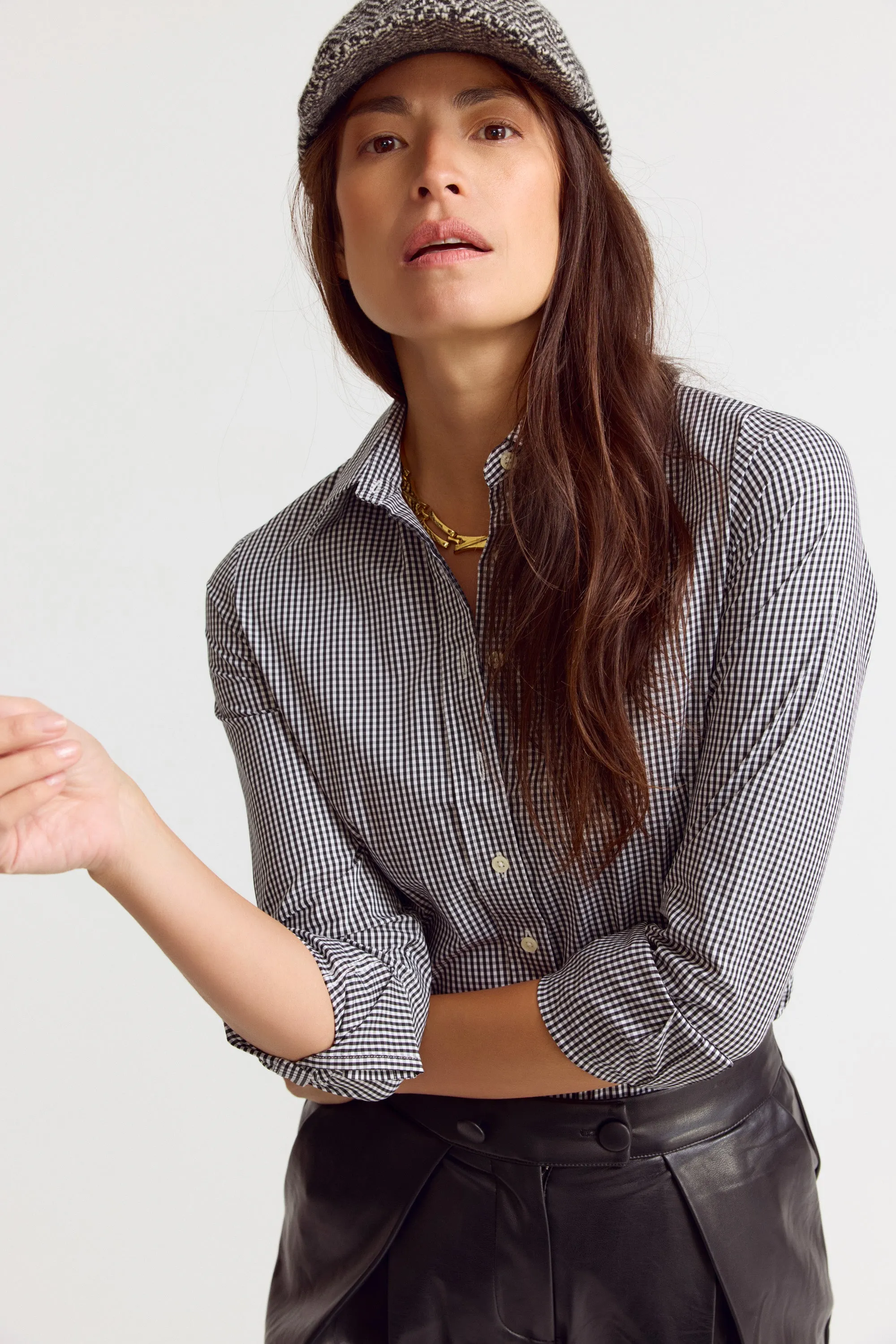 The Icon Shirt in Small Check sold by The Shirt by Rochelle Behrens product image thumbnail 2