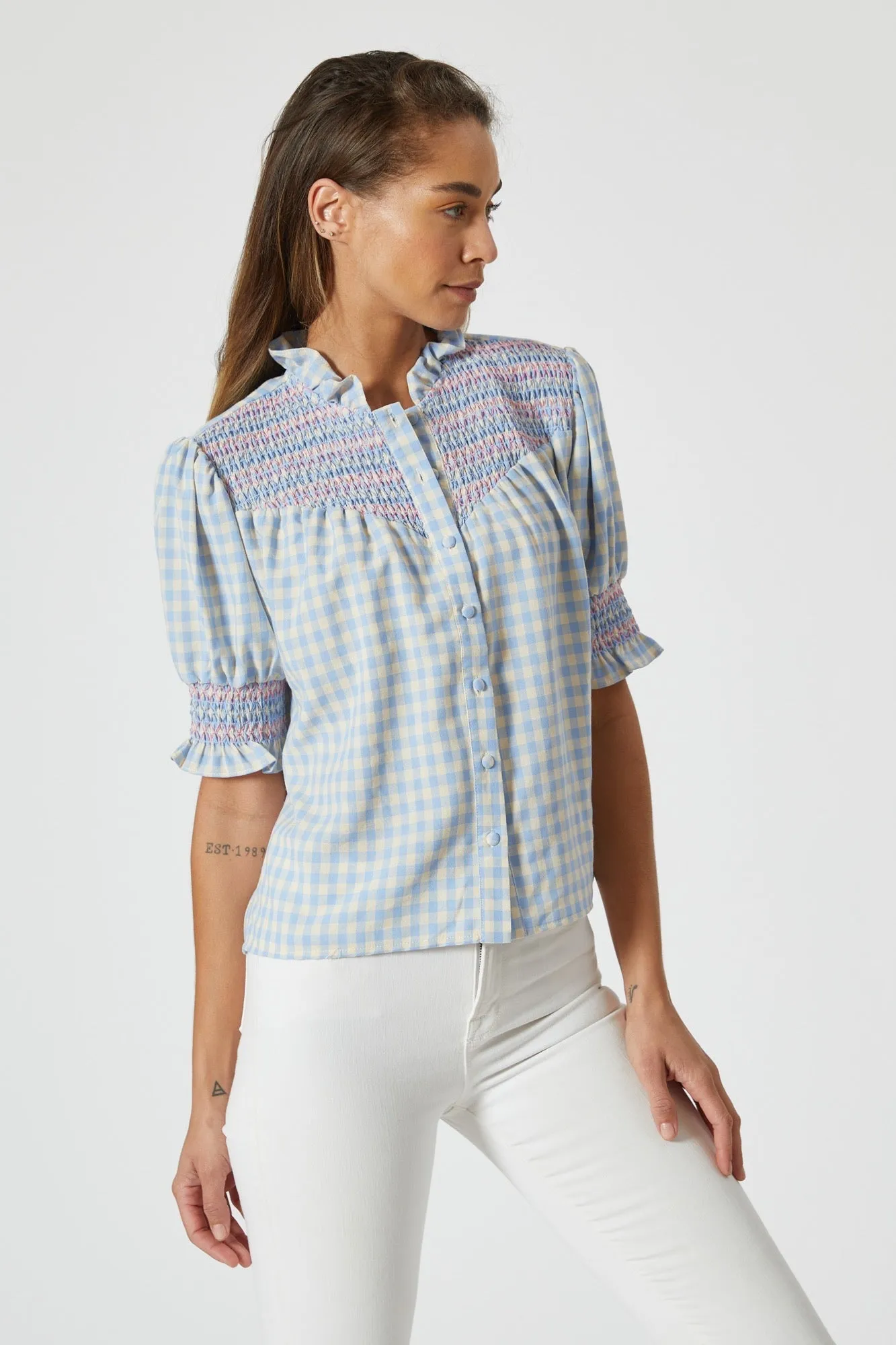 The Nicole Shirt sold by The Shirt by Rochelle Behrens