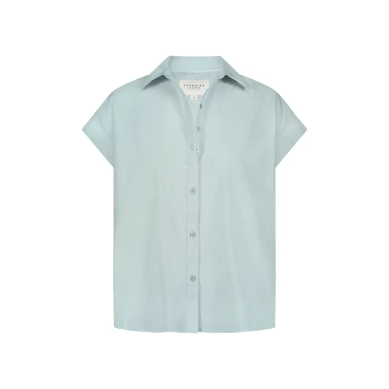 The Short Sleeve Boyfriend Shirt in Cotton sold by The Shirt by Rochelle Behrens