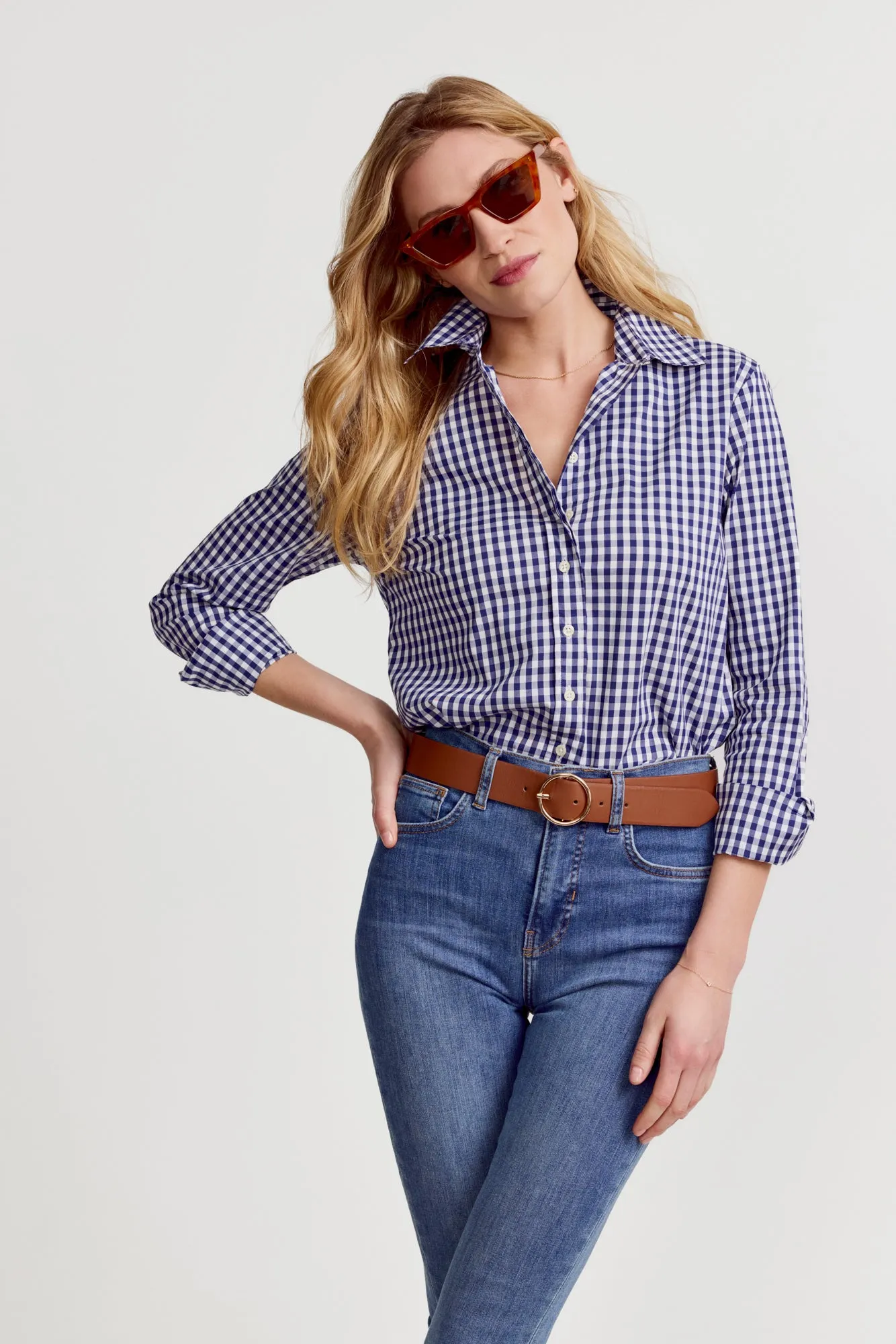 The Icon Shirt in Large Check sold by The Shirt by Rochelle Behrens product image thumbnail 2