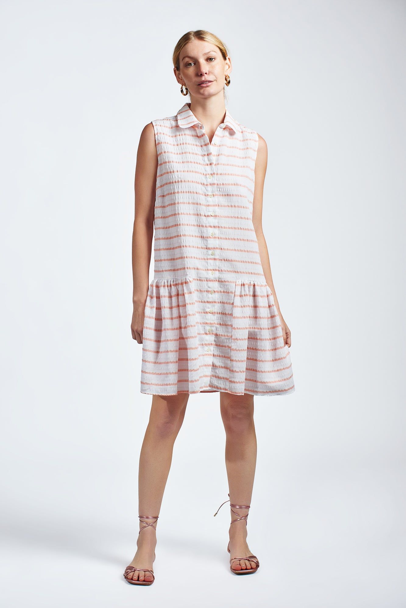 The Sleeveless Drop Waist Dress sold by The Shirt by Rochelle Behrens