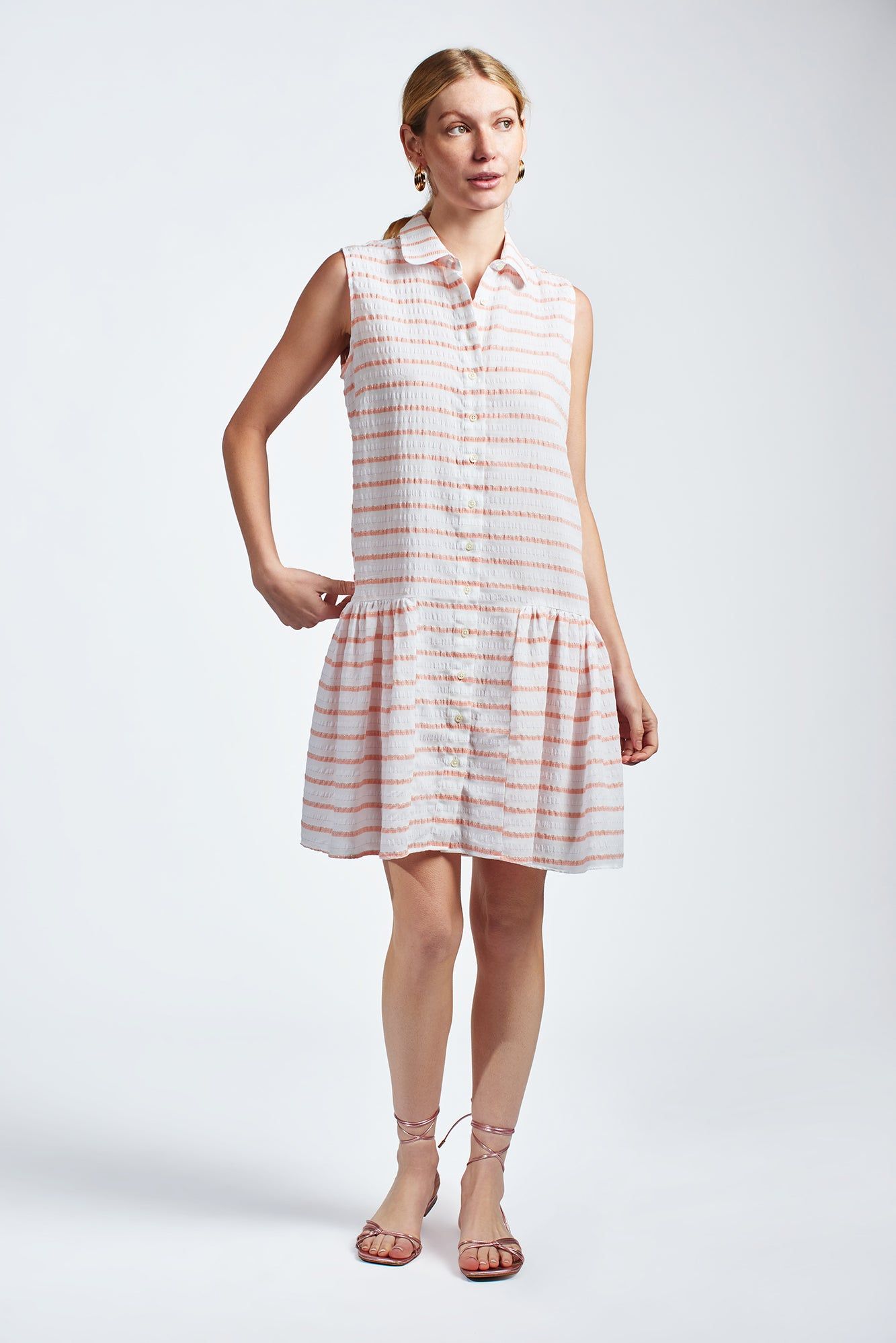 The Sleeveless Drop Waist Dress sold by The Shirt by Rochelle Behrens product image thumbnail 2