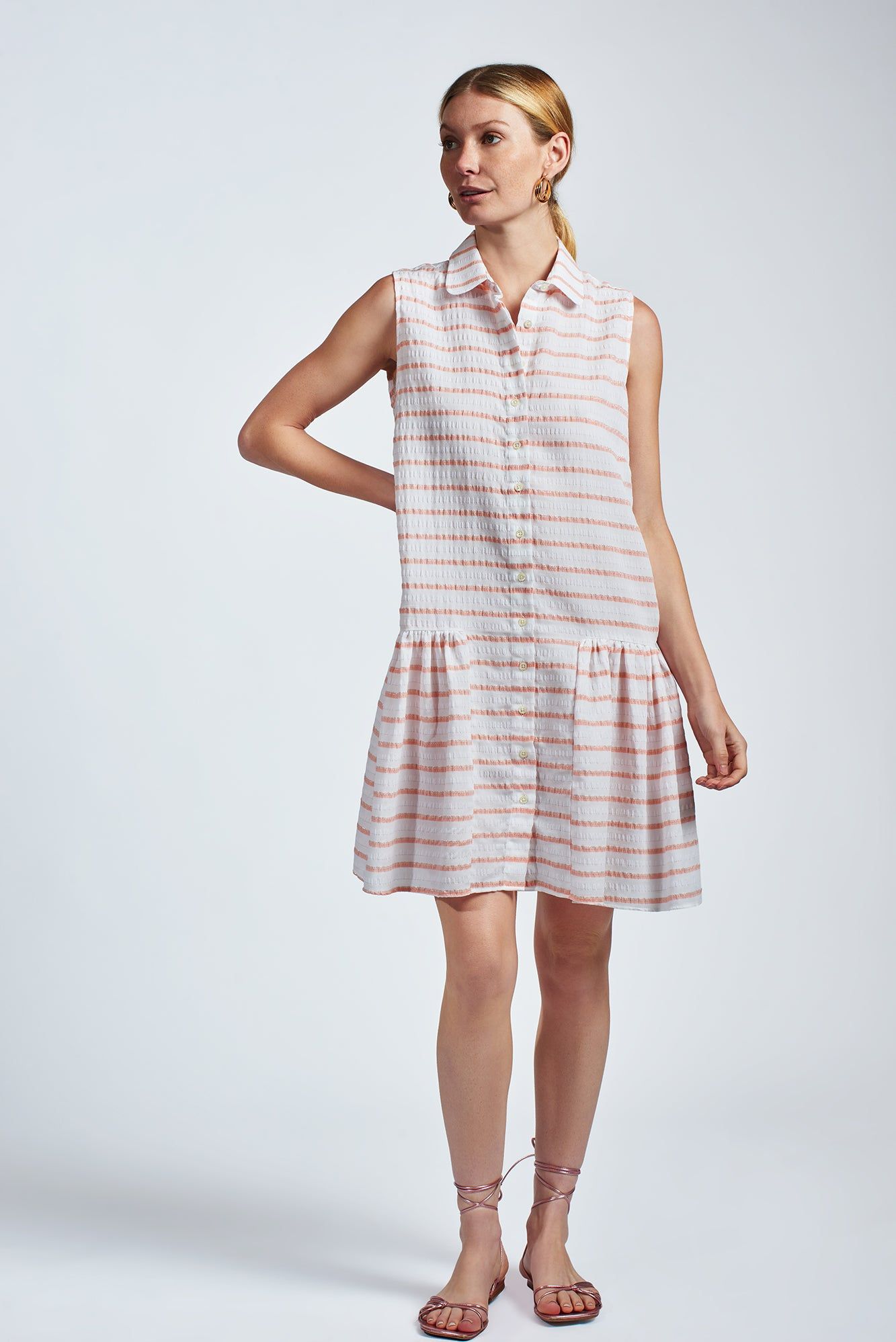 The Sleeveless Drop Waist Dress sold by The Shirt by Rochelle Behrens product image thumbnail 3