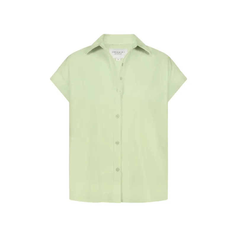 The Short Sleeve Boyfriend Shirt in Cotton sold by The Shirt by Rochelle Behrens