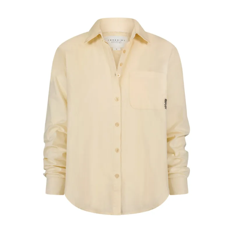 The Super Relaxed Boyfriend in Cotton sold by The Shirt by Rochelle Behrens