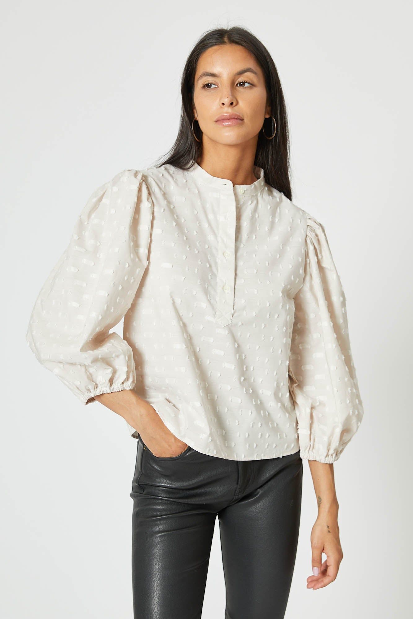 The Balloon Sleeve Shirt sold by The Shirt by Rochelle Behrens