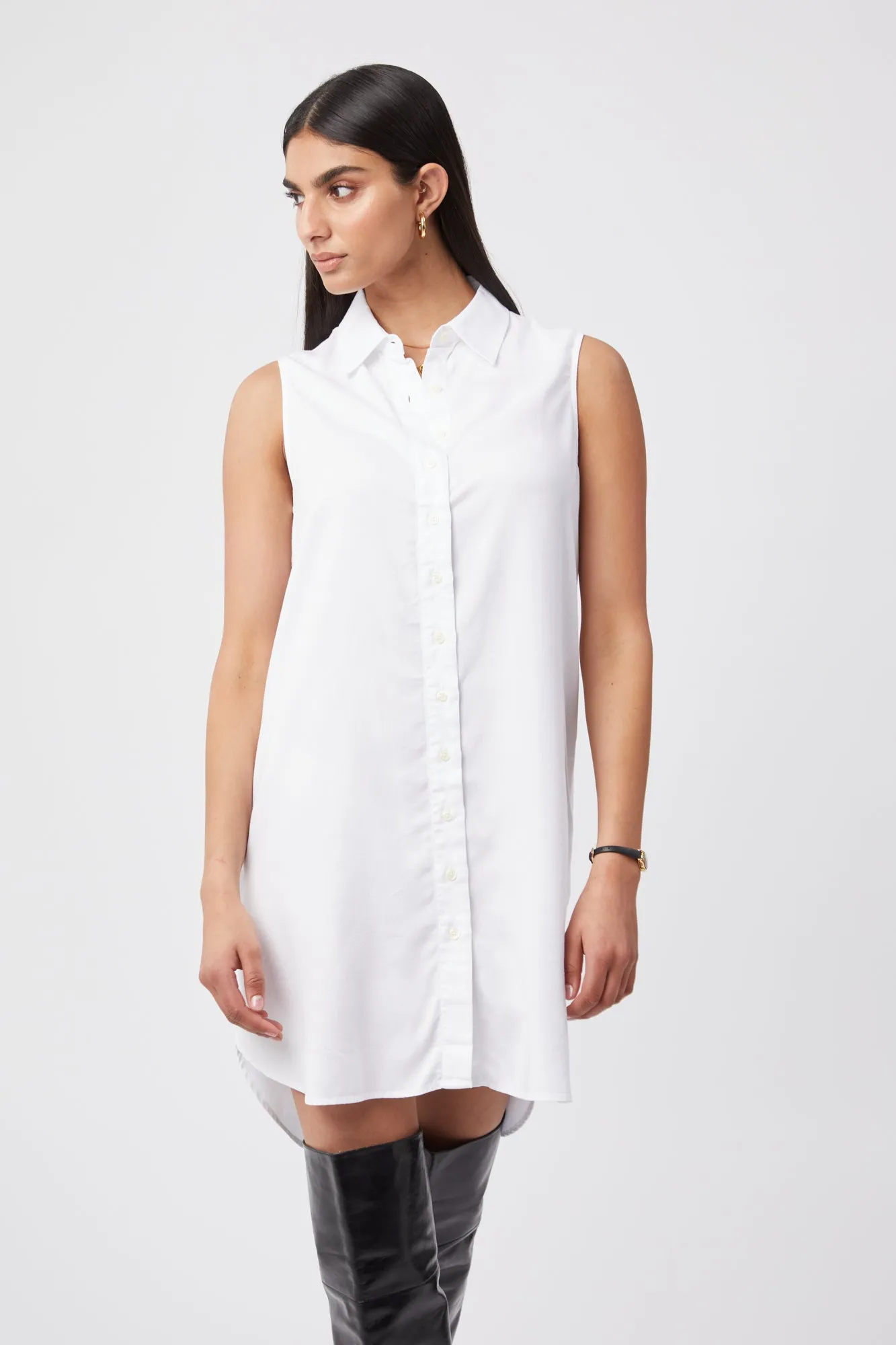 The Sleeveless Shirt Dress sold by The Shirt by Rochelle Behrens product image thumbnail 5