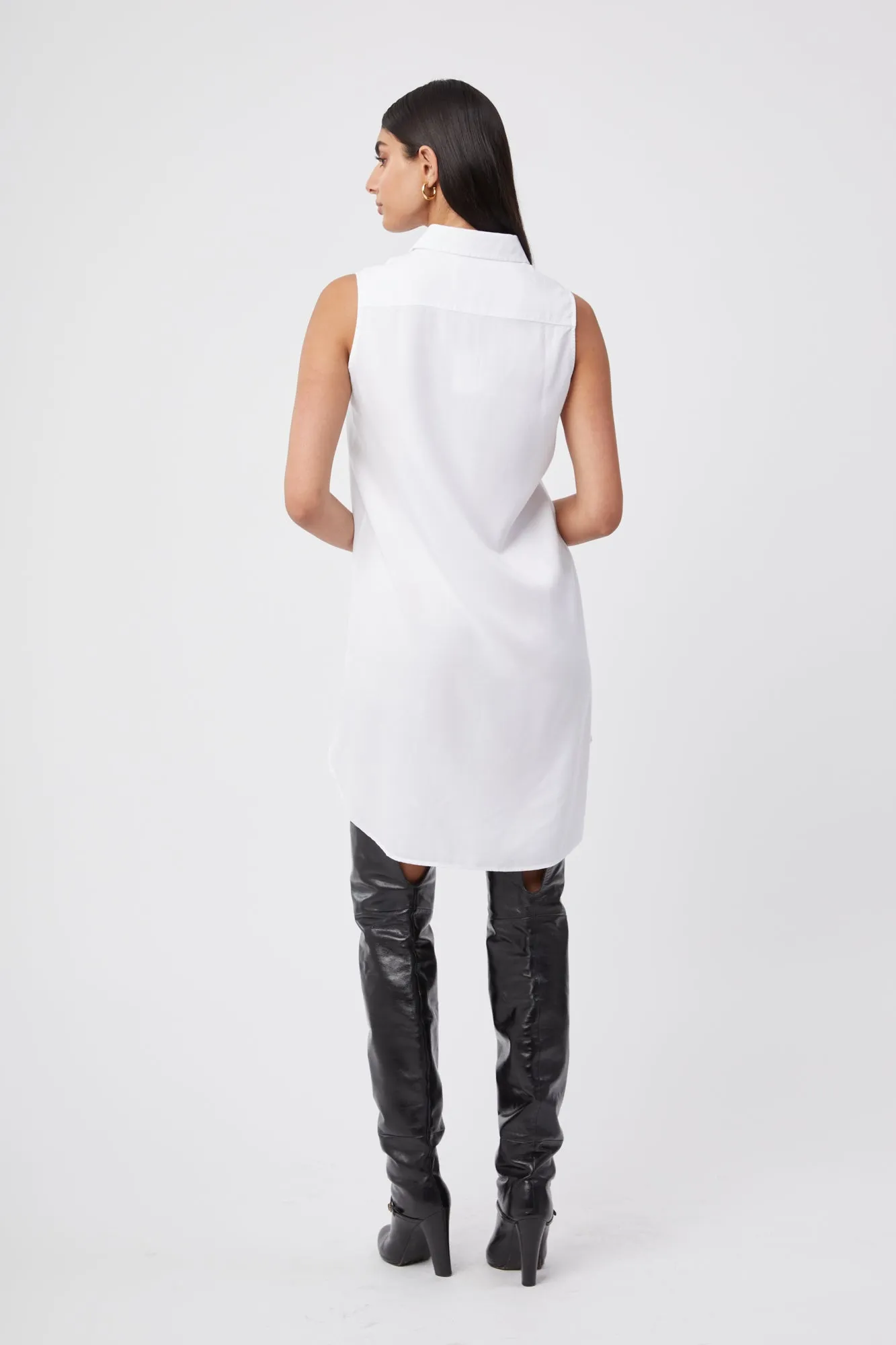 The Sleeveless Shirt Dress sold by The Shirt by Rochelle Behrens product image thumbnail 4