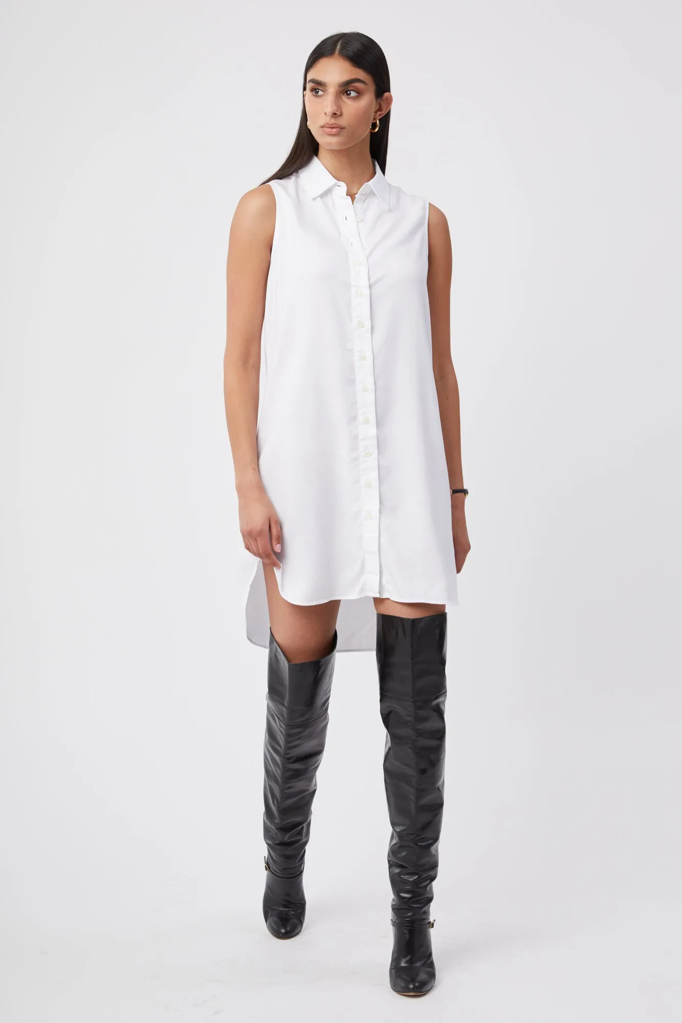 The Sleeveless Shirt Dress sold by The Shirt by Rochelle Behrens product image thumbnail 2