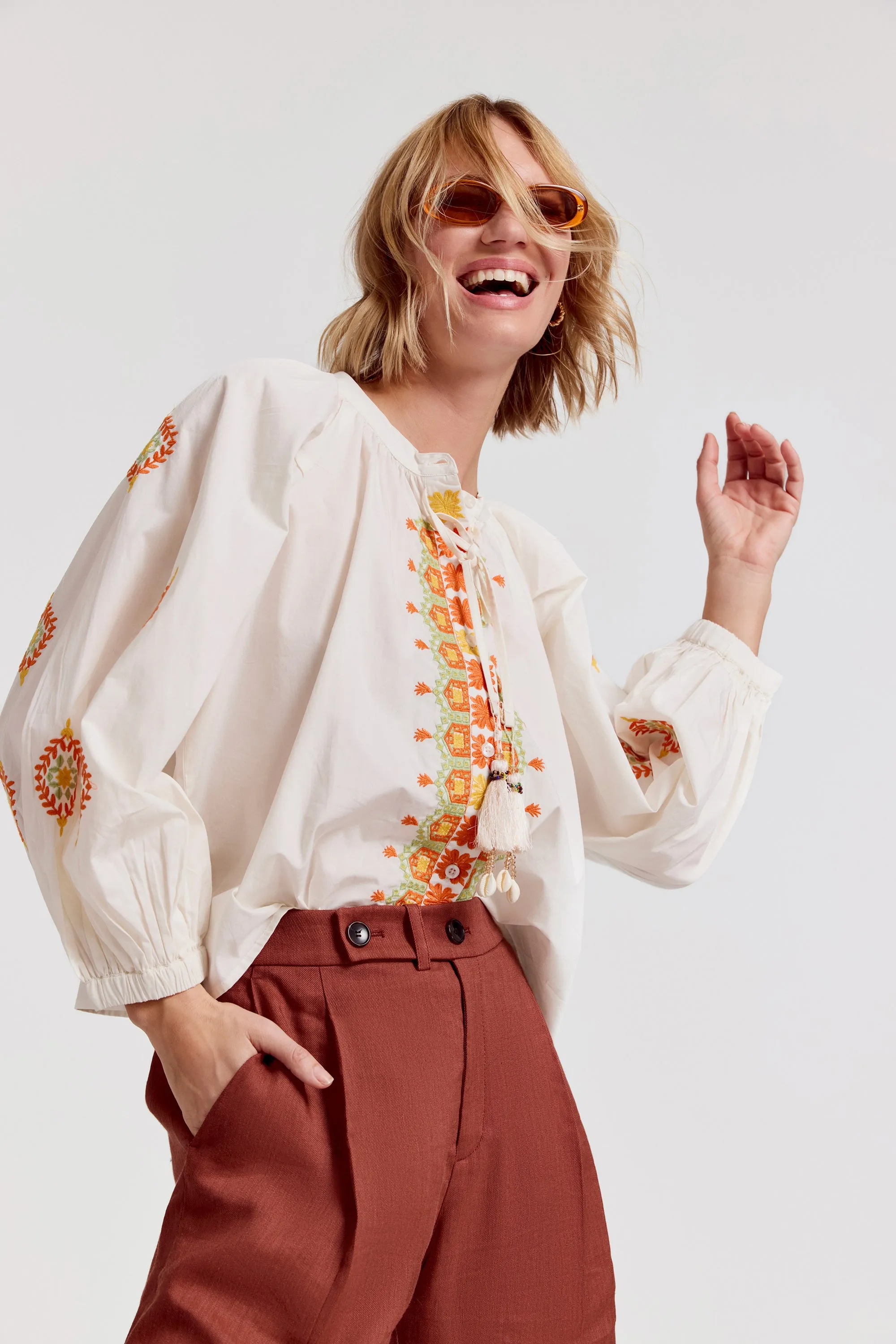 The Minka Shirt sold by The Shirt by Rochelle Behrens