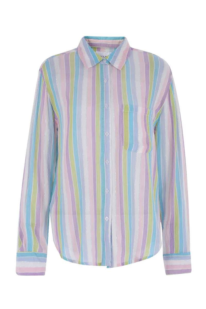 The Boyfriend Shirt in Stripe sold by The Shirt by Rochelle Behrens