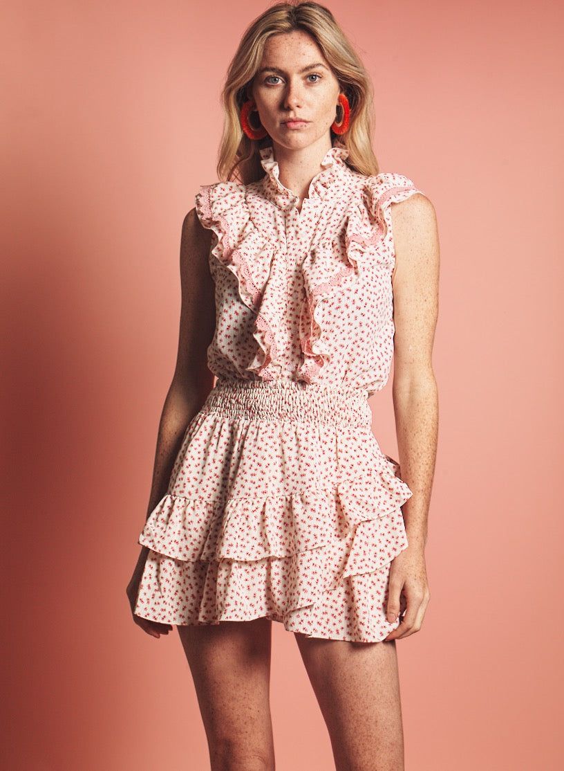 The Sleeveless Ruffled Shirt sold by The Shirt by Rochelle Behrens product image thumbnail 2