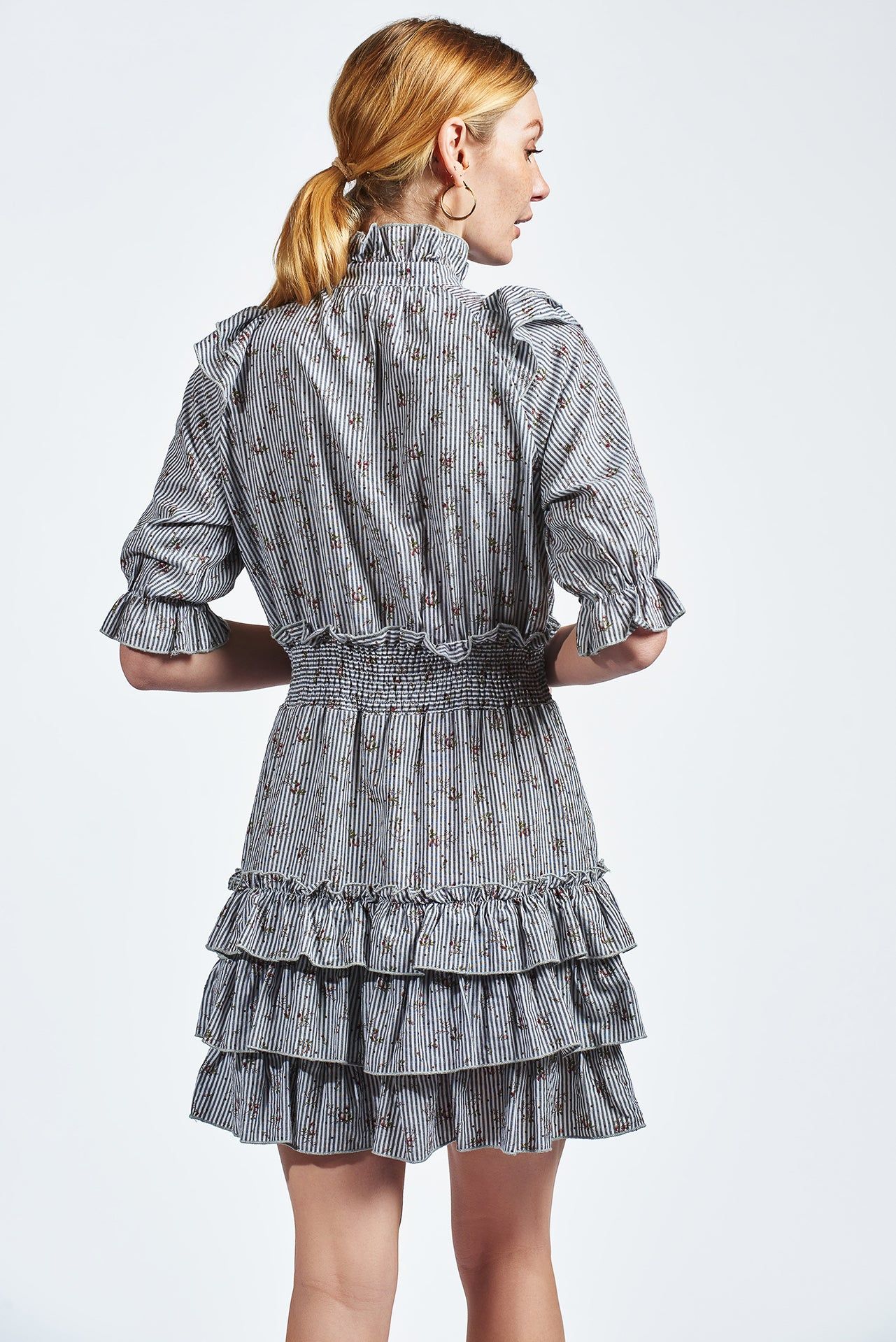 The Ruffled Tiered Minidress sold by The Shirt by Rochelle Behrens product image thumbnail 2