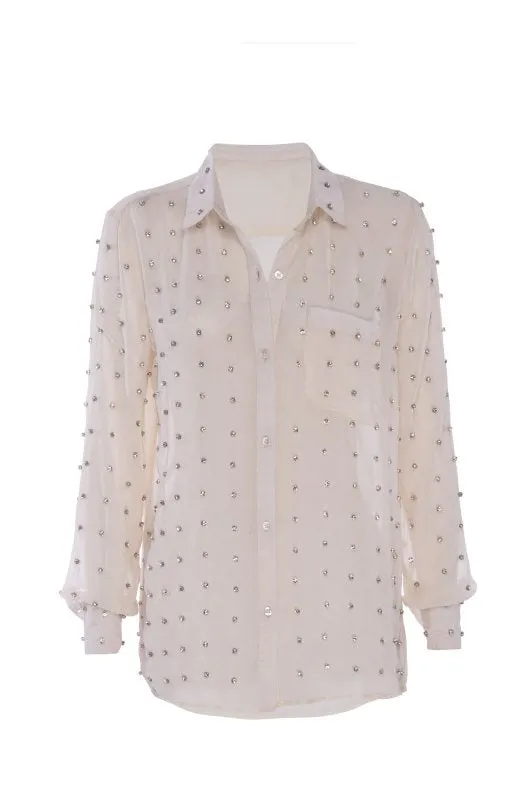 The Meredith Shirt sold by The Shirt by Rochelle Behrens