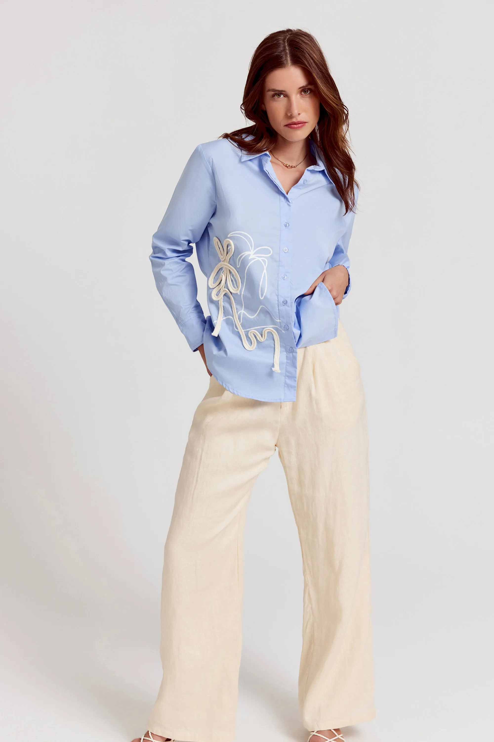 The Orly Shirt sold by The Shirt by Rochelle Behrens