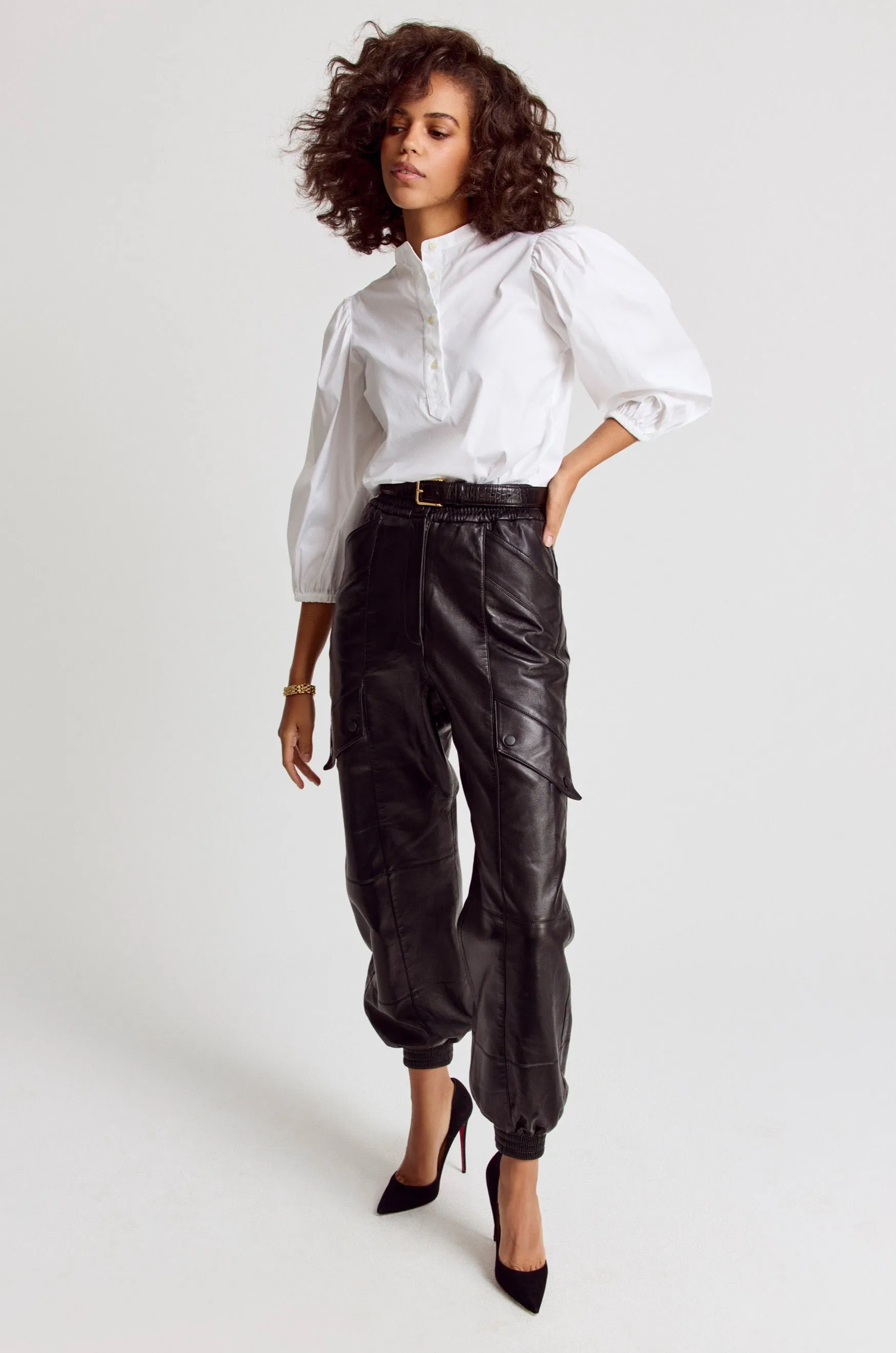 The Balloon Sleeve Shirt sold by The Shirt by Rochelle Behrens product image thumbnail 3