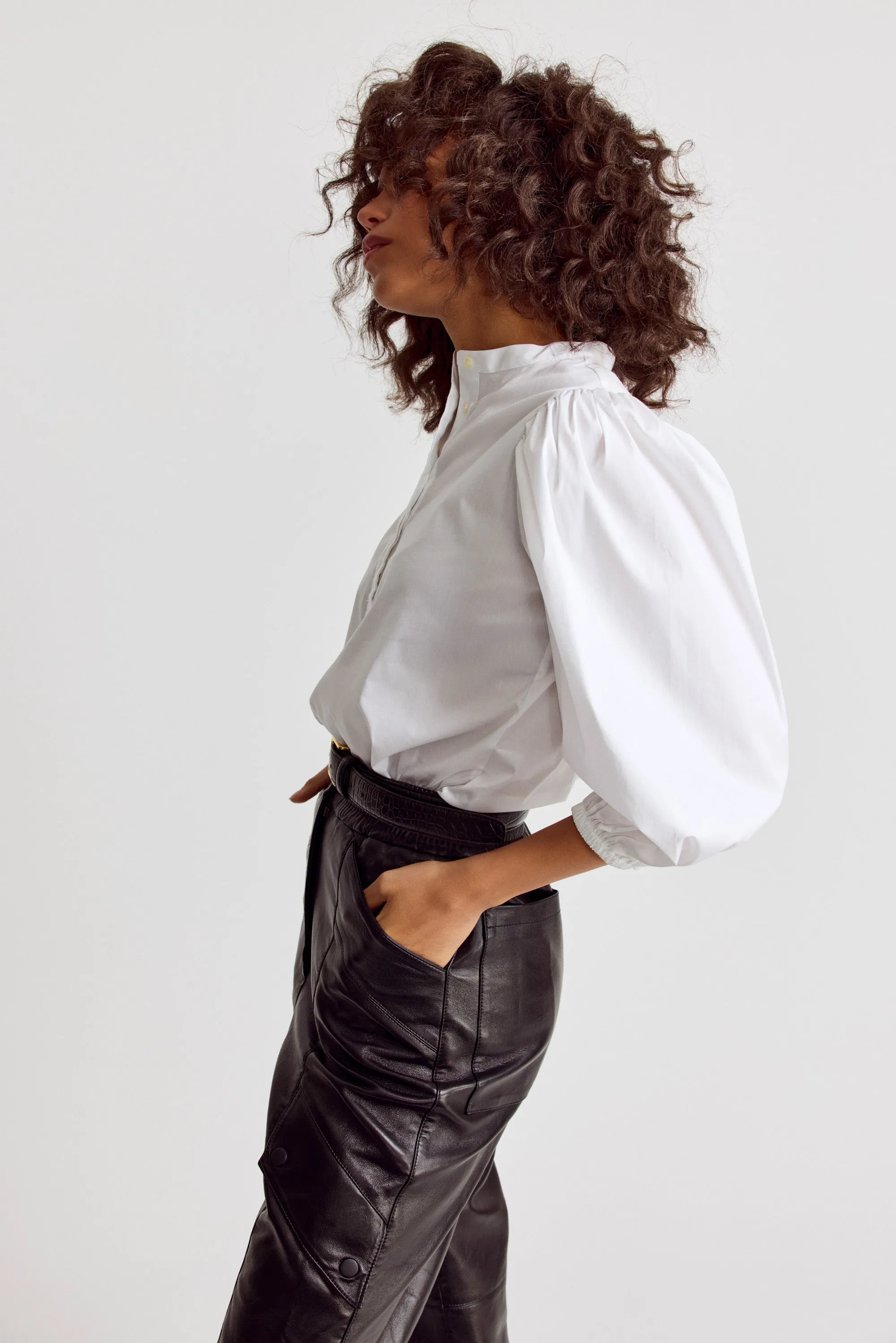 The Balloon Sleeve Shirt sold by The Shirt by Rochelle Behrens product image thumbnail 4