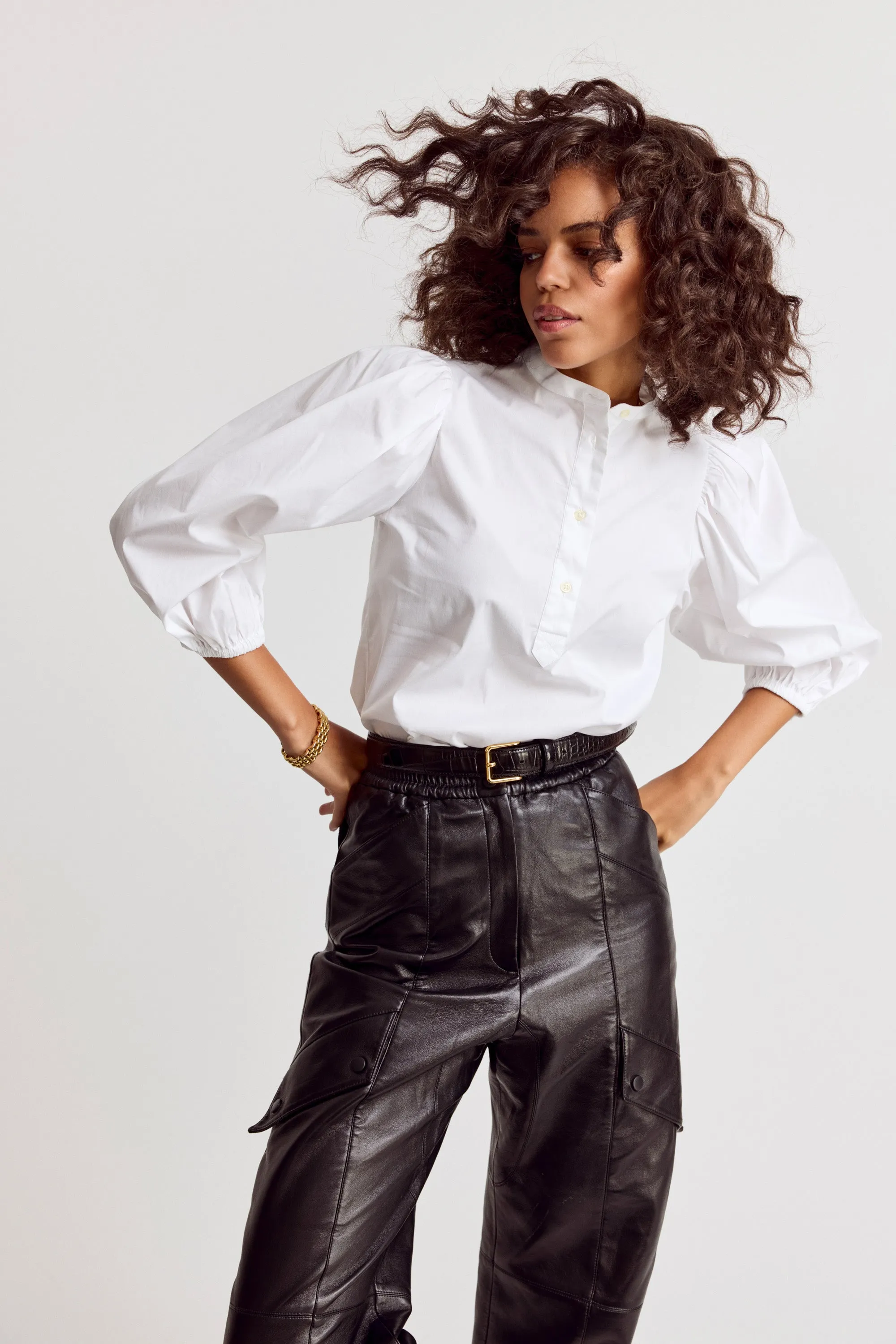 The Balloon Sleeve Shirt sold by The Shirt by Rochelle Behrens