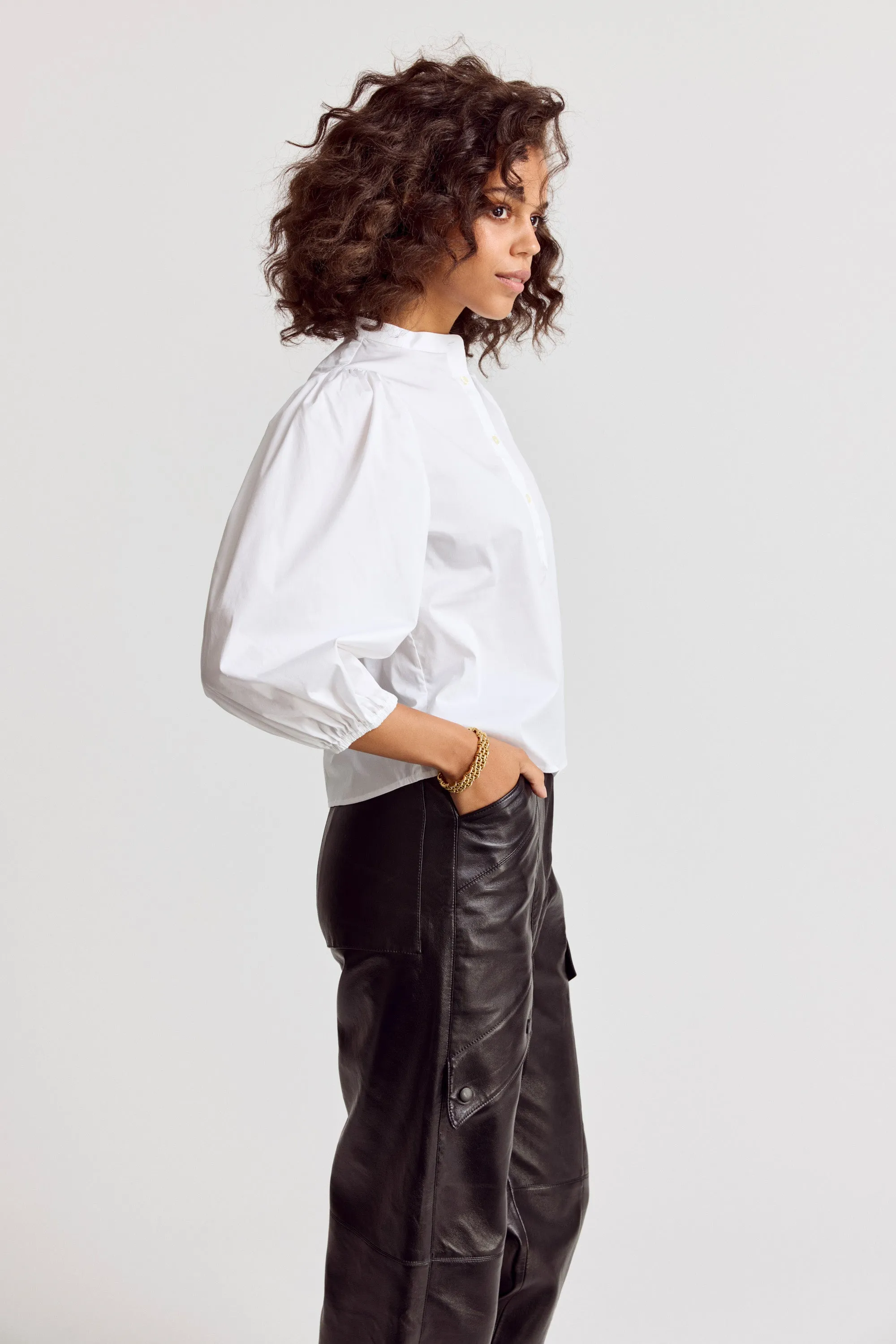 The Balloon Sleeve Shirt sold by The Shirt by Rochelle Behrens product image thumbnail 5