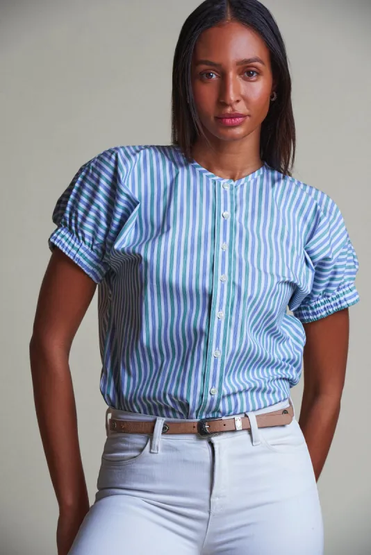 The Short Sleeve Elastic Arm Shirt sold by The Shirt by Rochelle Behrens