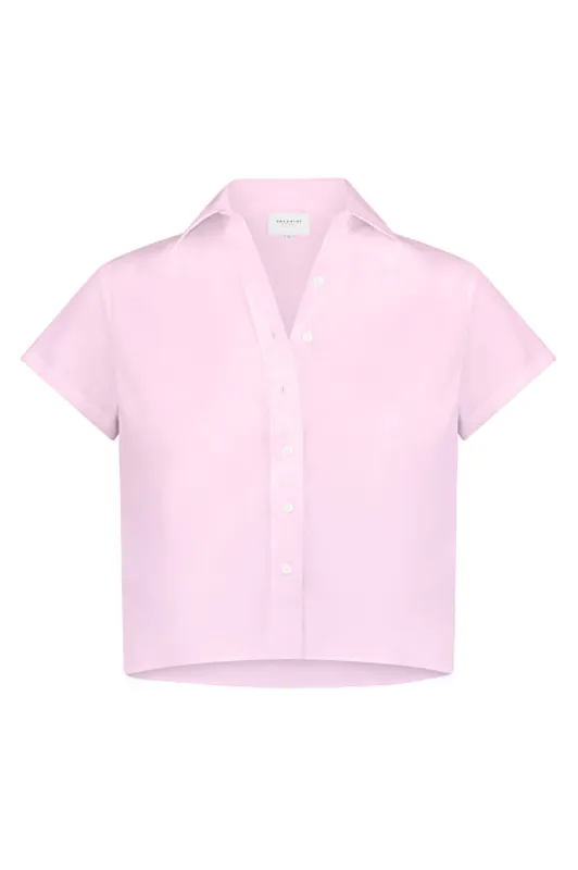 The Boxy Short Sleeve Cropped Shirt sold by The Shirt by Rochelle Behrens