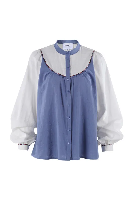The Rhoda Shirt sold by The Shirt by Rochelle Behrens