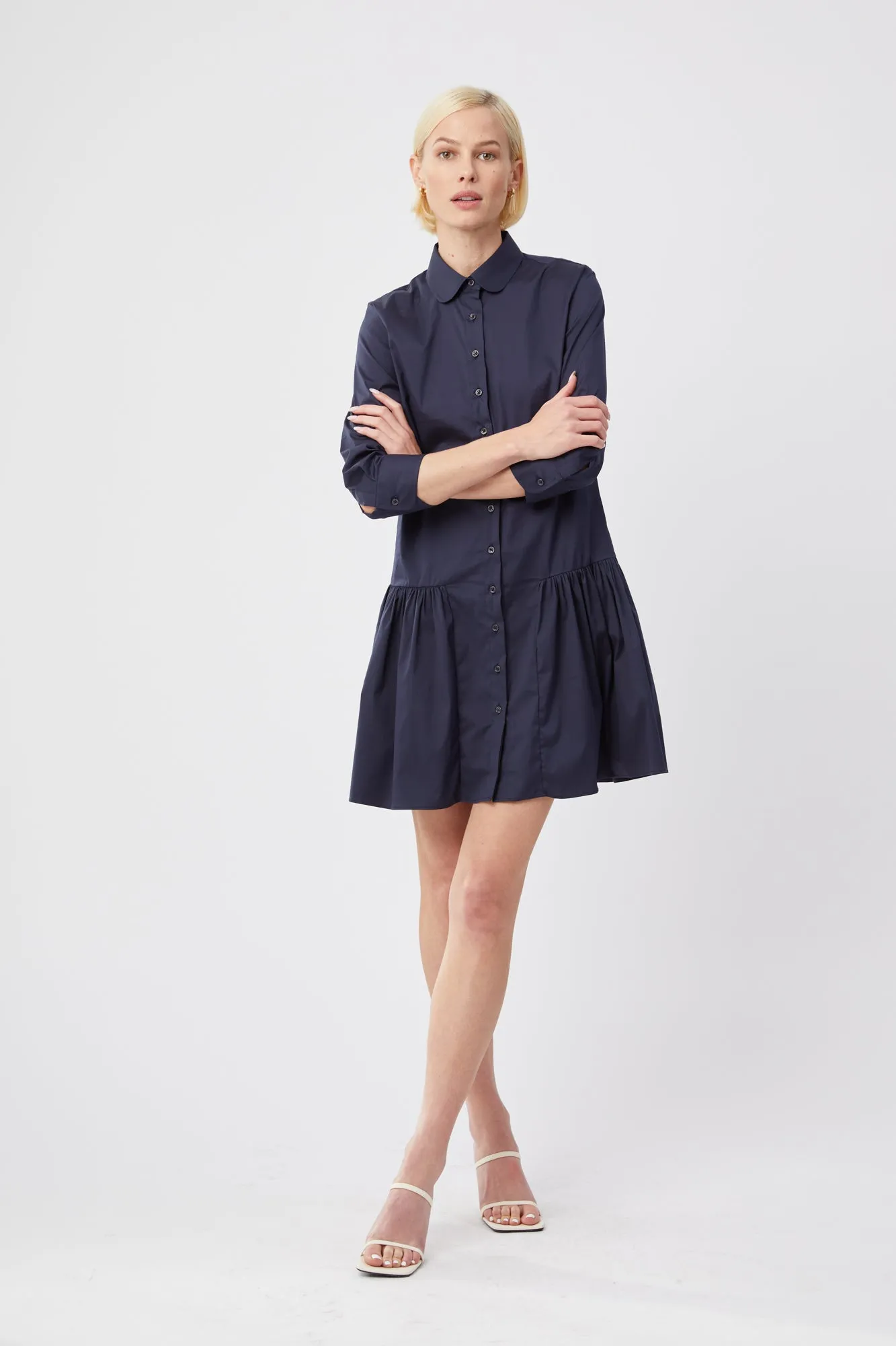 The Long Sleeve Drop Waist Shirt Dress sold by The Shirt by Rochelle Behrens